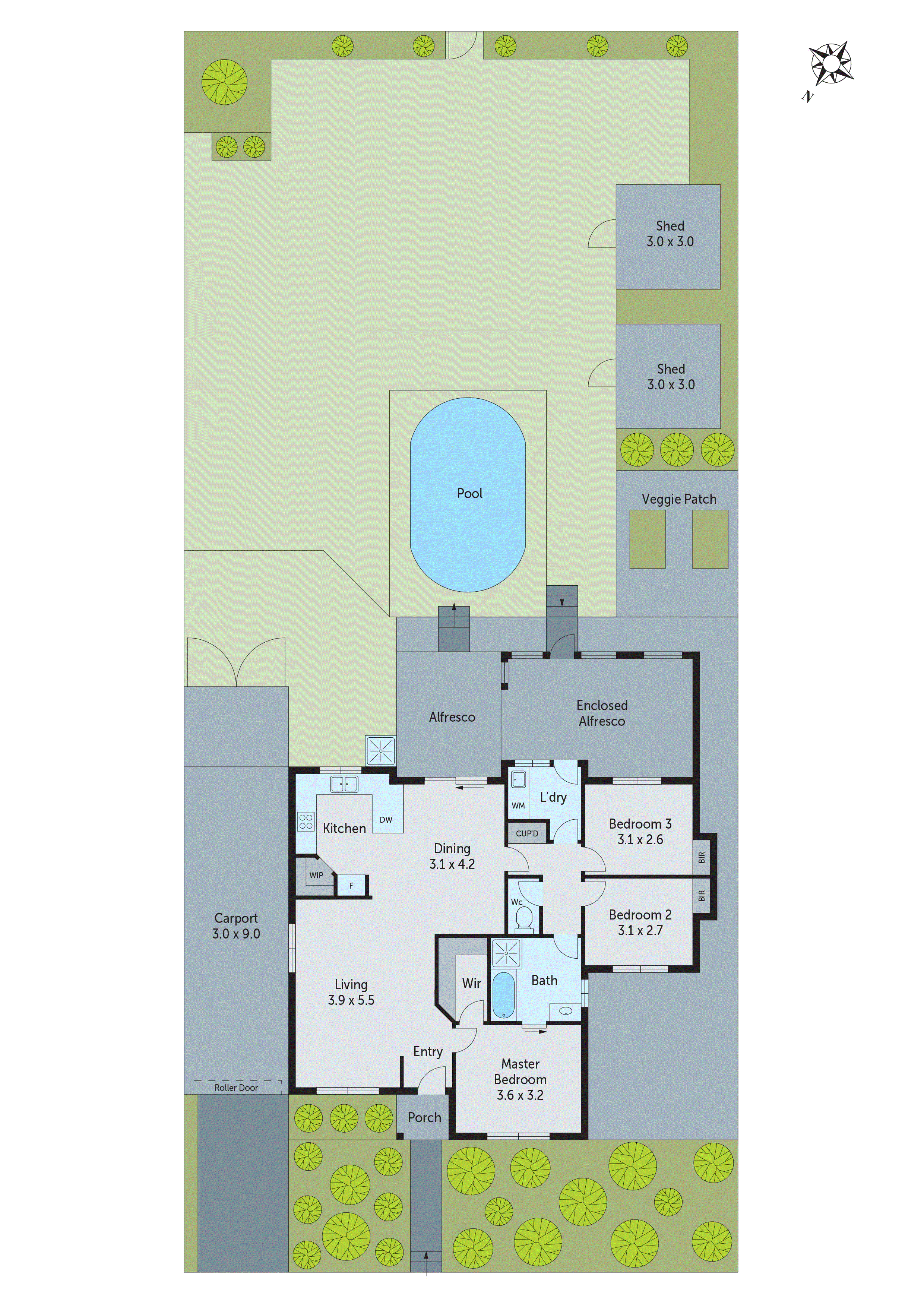 9 Bickford Road, Grovedale VIC 3216 - Floorplan