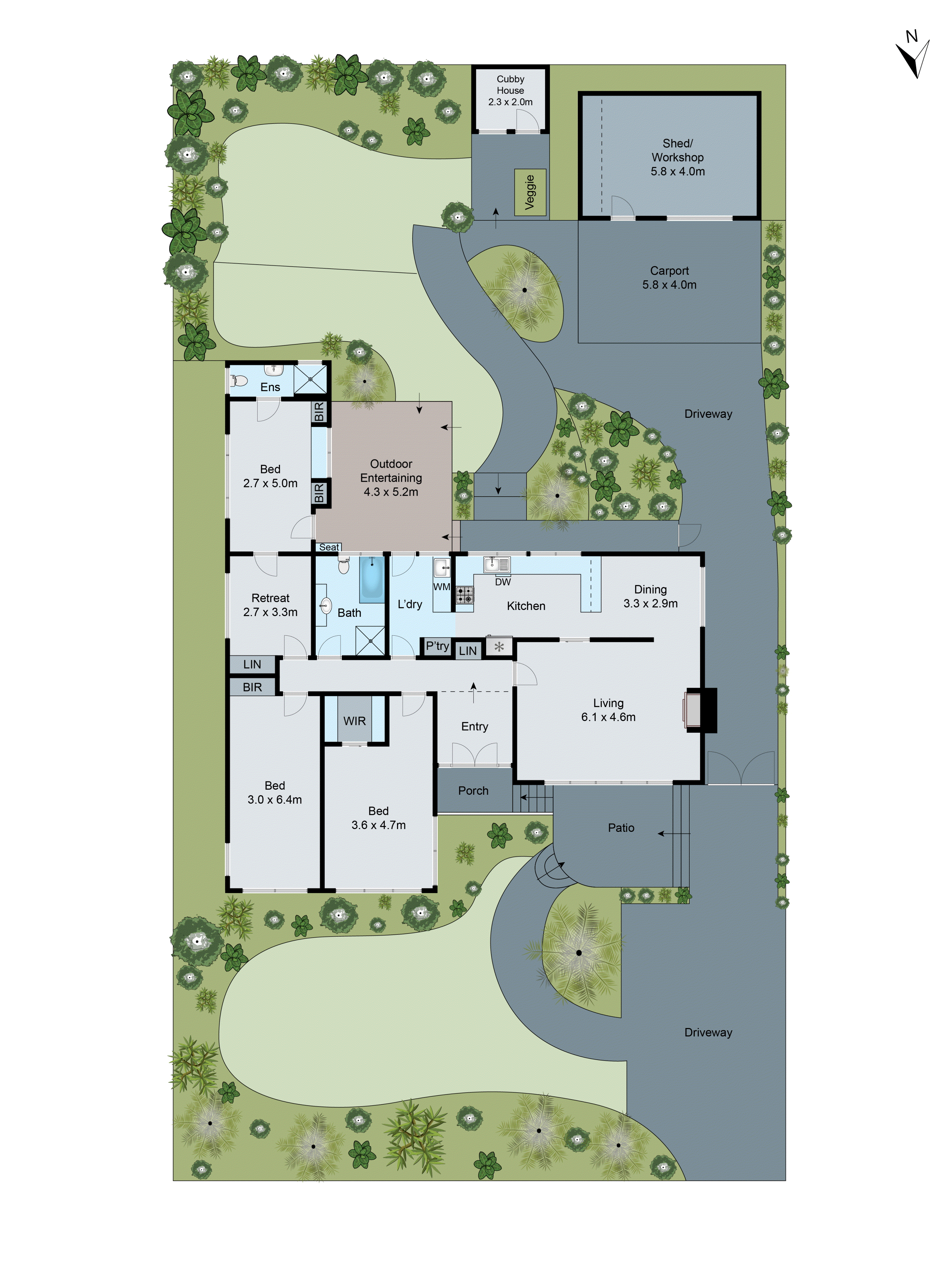 9 Brassey Avenue, Highton VIC 3216 - Floorplan