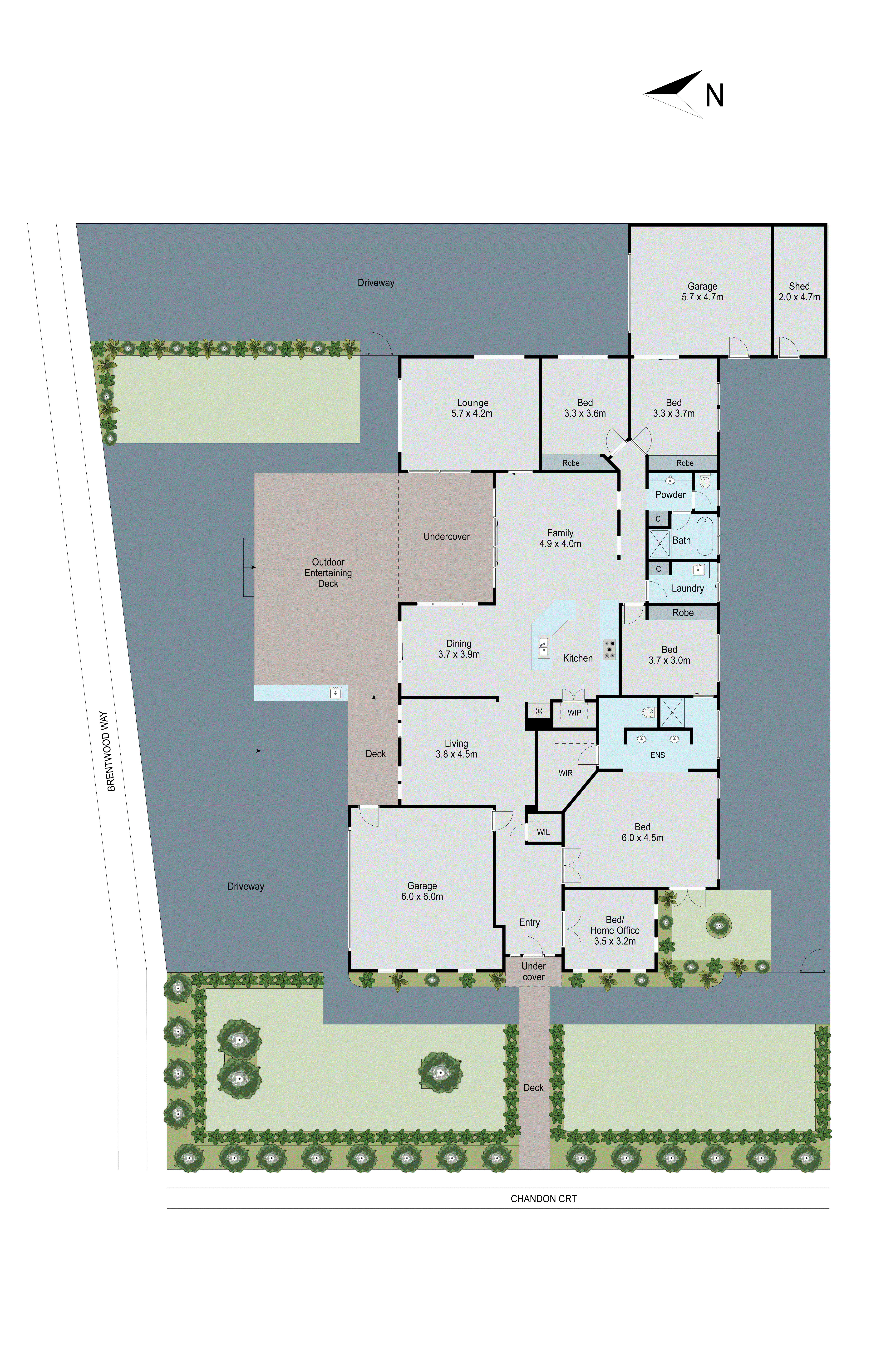 9 Brentwood Way, Waurn Ponds VIC 3216 - Floorplan