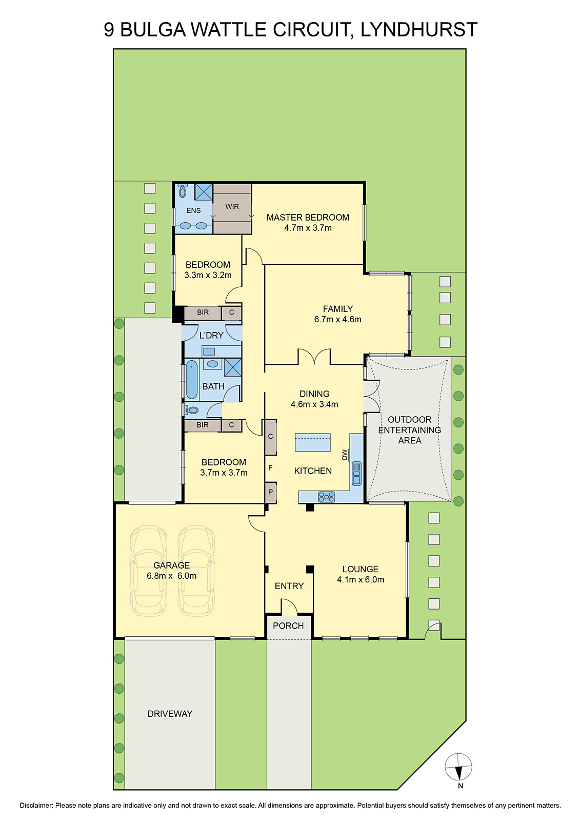 9 Bulga Wattle Circuit, Lyndhurst VIC 3975 - Floorplan