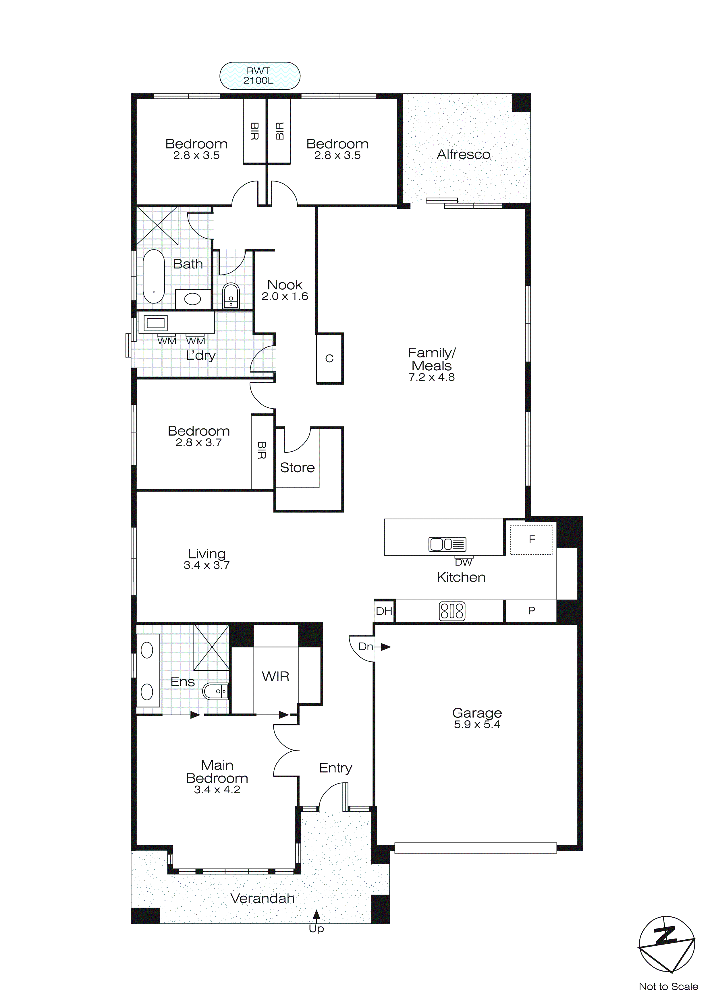 9 Buniya Street, Bonshaw VIC 3352 - Floorplan