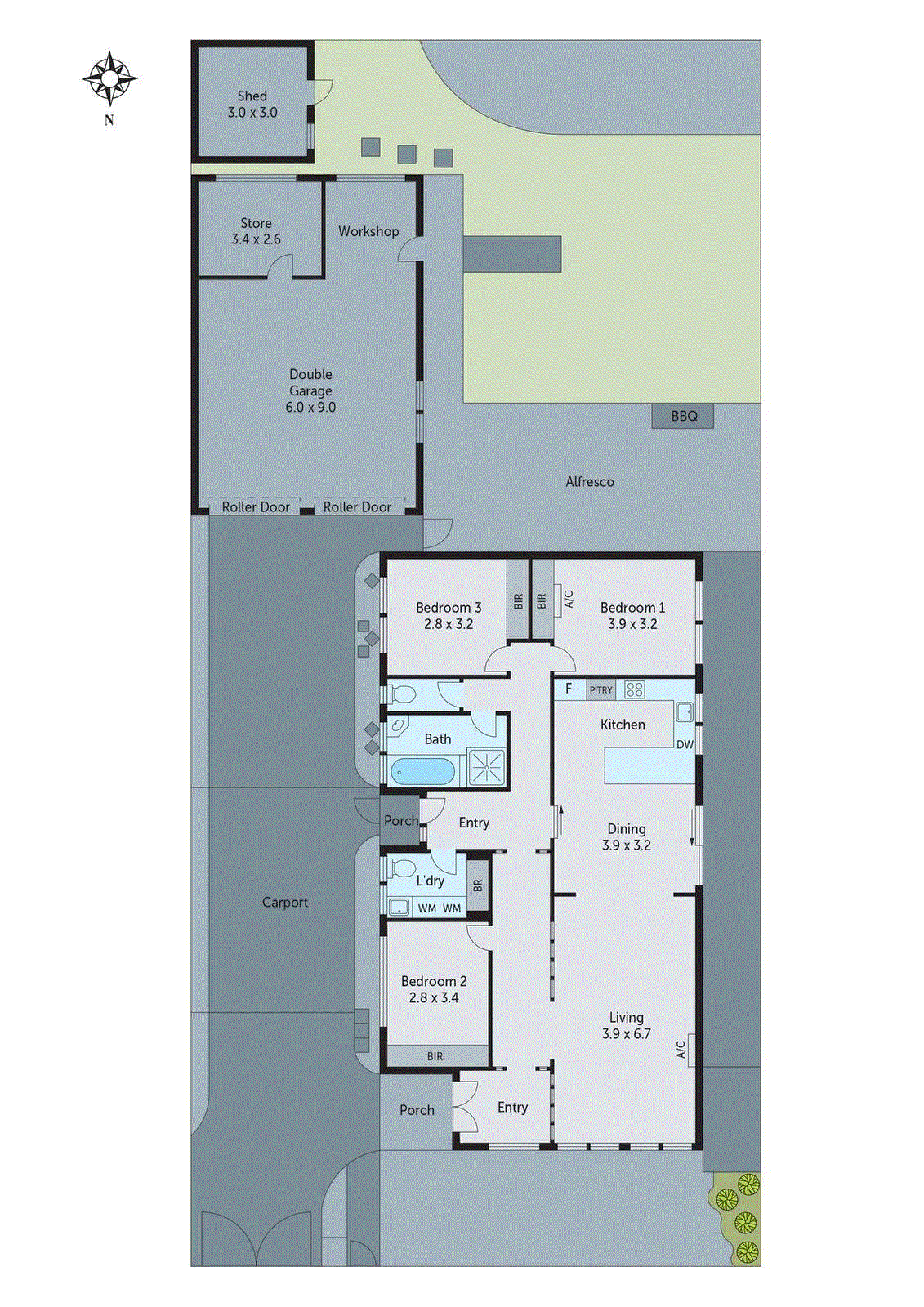 9 Cardross Court, Corio VIC 3214 - Floorplan