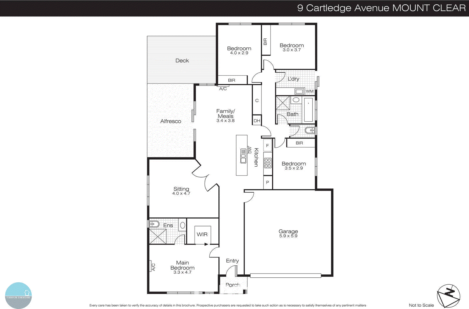 9 Cartledge Avenue, Mount Clear VIC 3350 - Floorplan