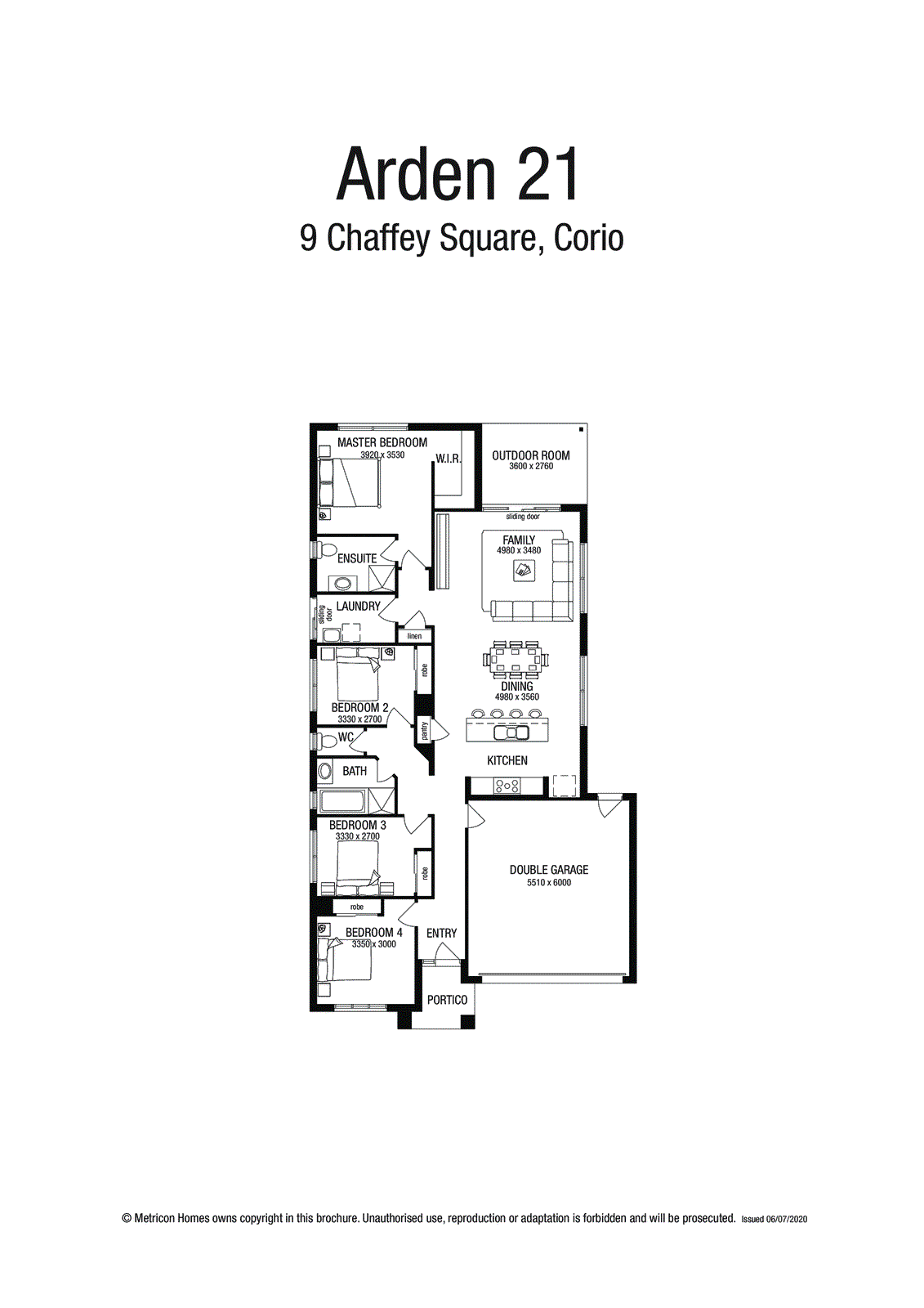 9 Chaffey Square, Corio VIC 3214 - Floorplan