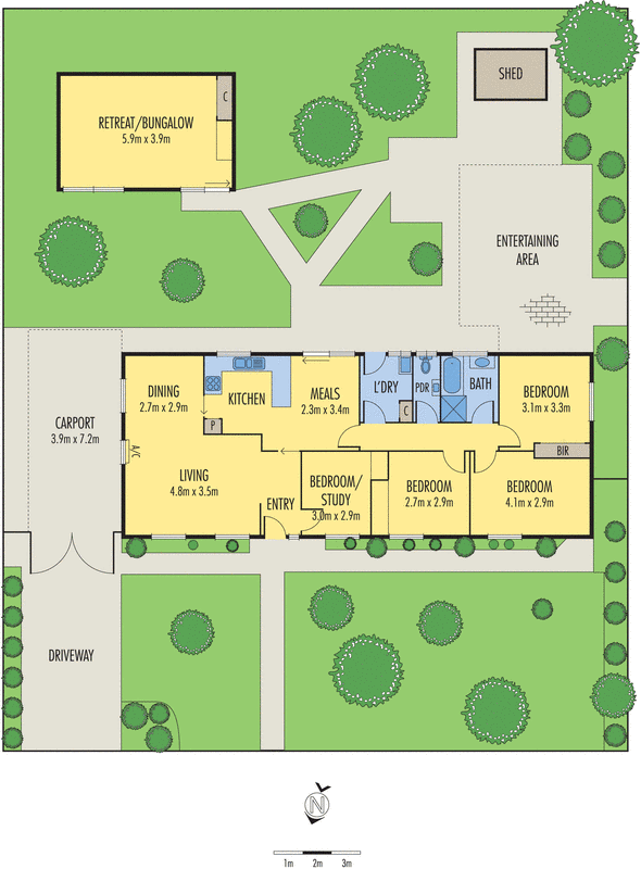 9 Chandos Street, St Albans Park VIC 3219 - Floorplan