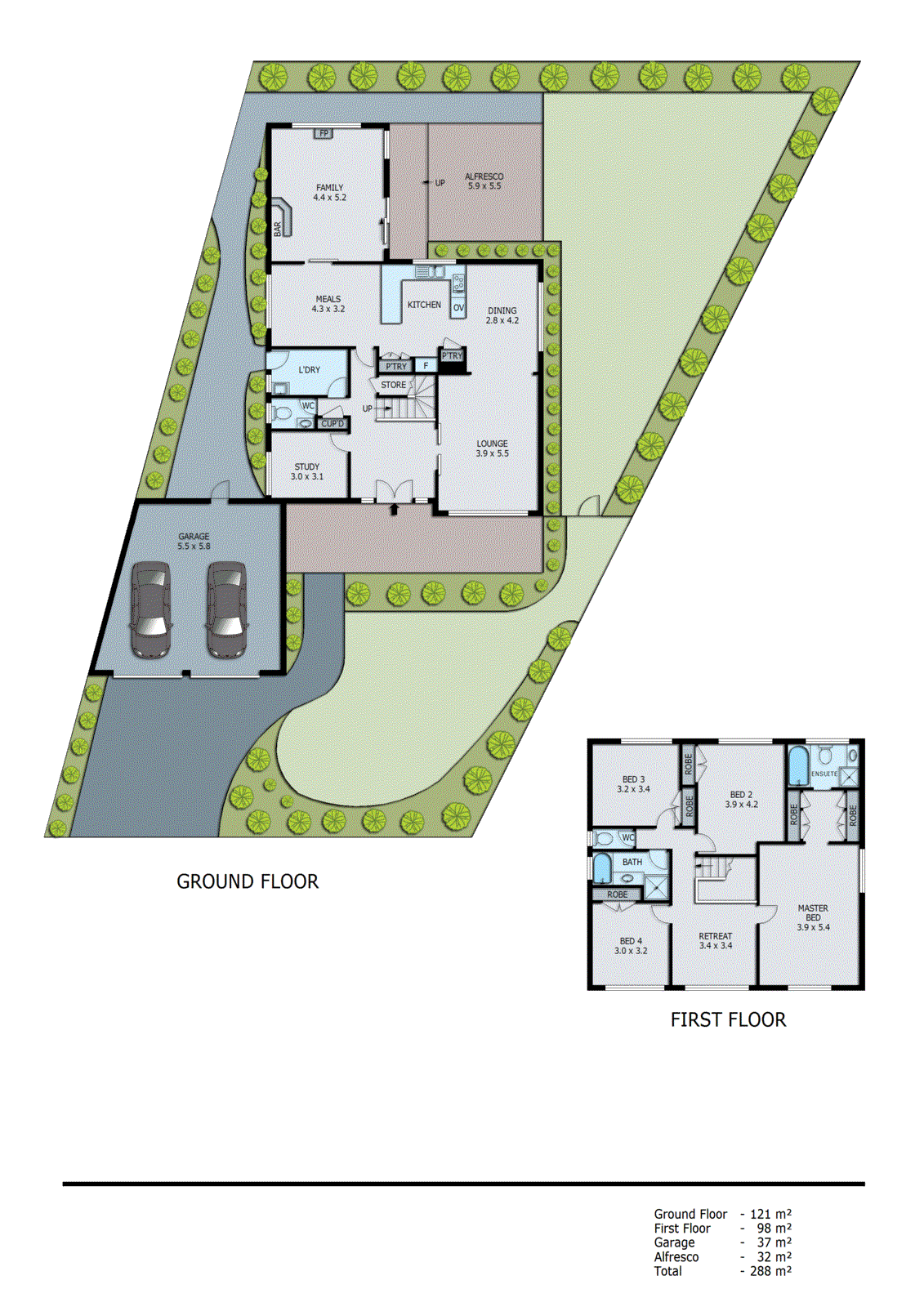 9 Chifley Court, Dingley Village VIC 3172 - Floorplan