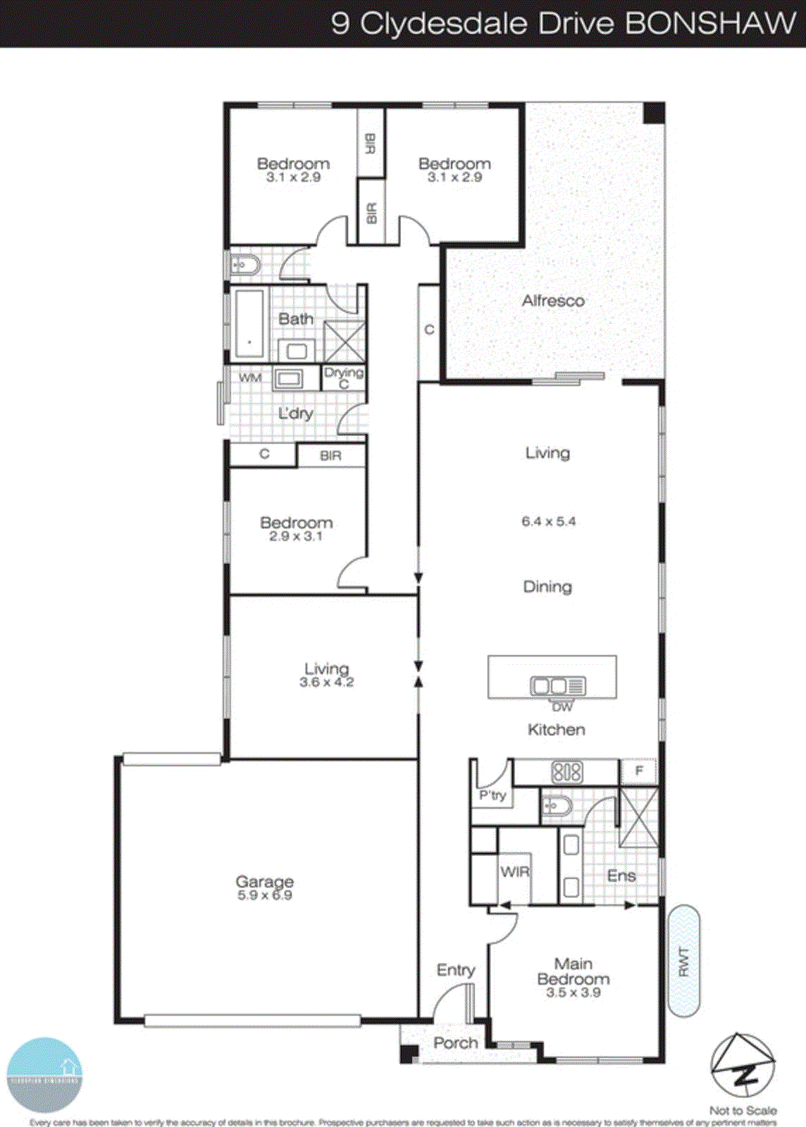 9 Clydesdale Drive, Bonshaw VIC 3352 - Floorplan