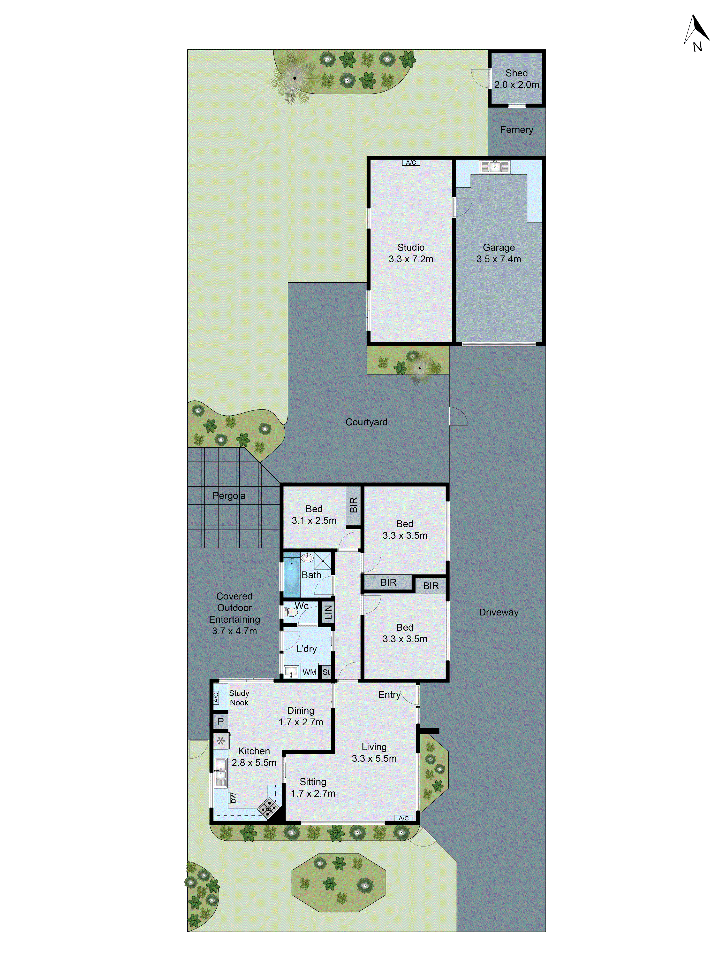 9 Conrad Court, Whittington VIC 3219 - Floorplan