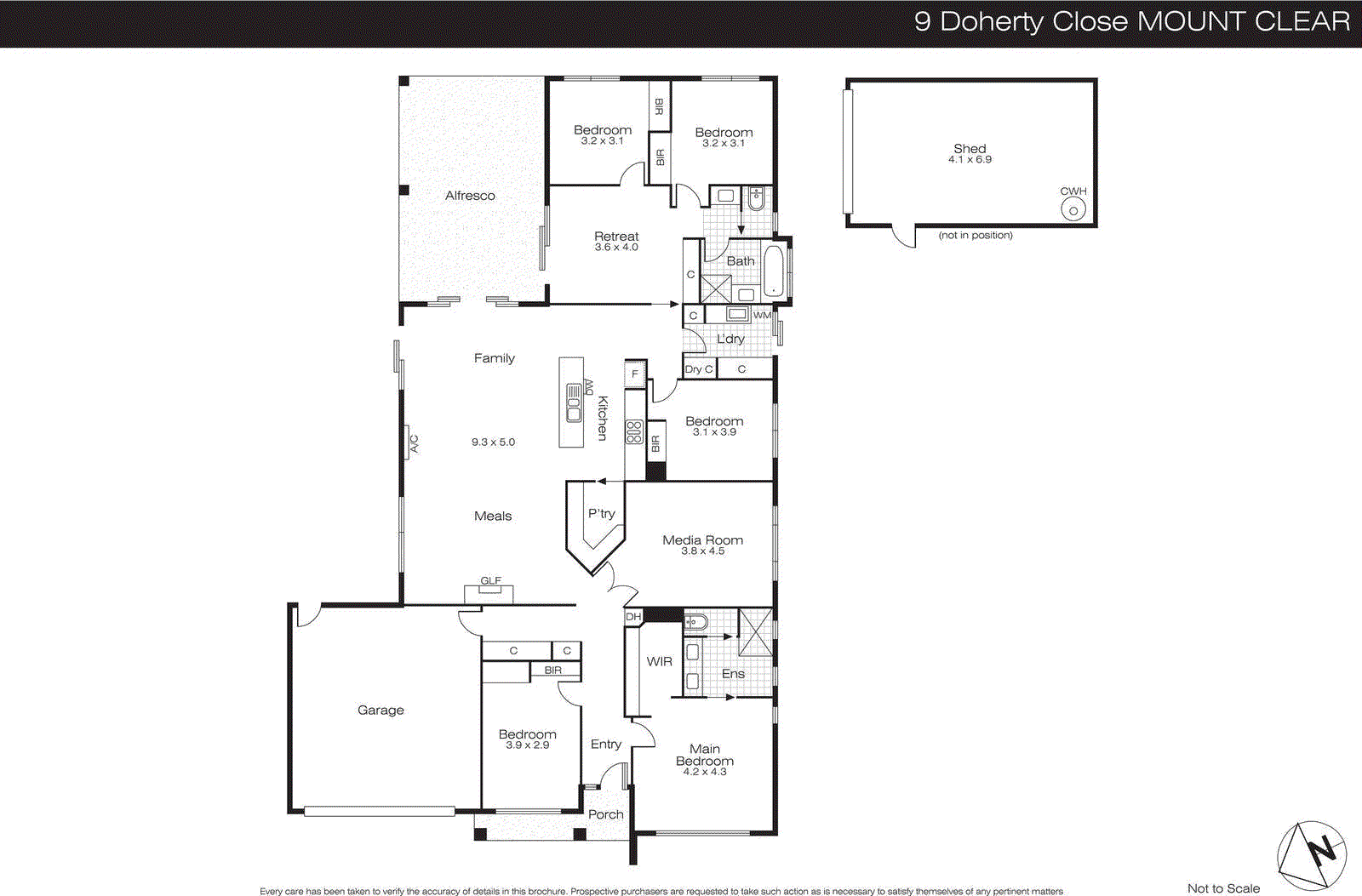 9 Doherty Close, Mount Clear VIC 3350 - Floorplan