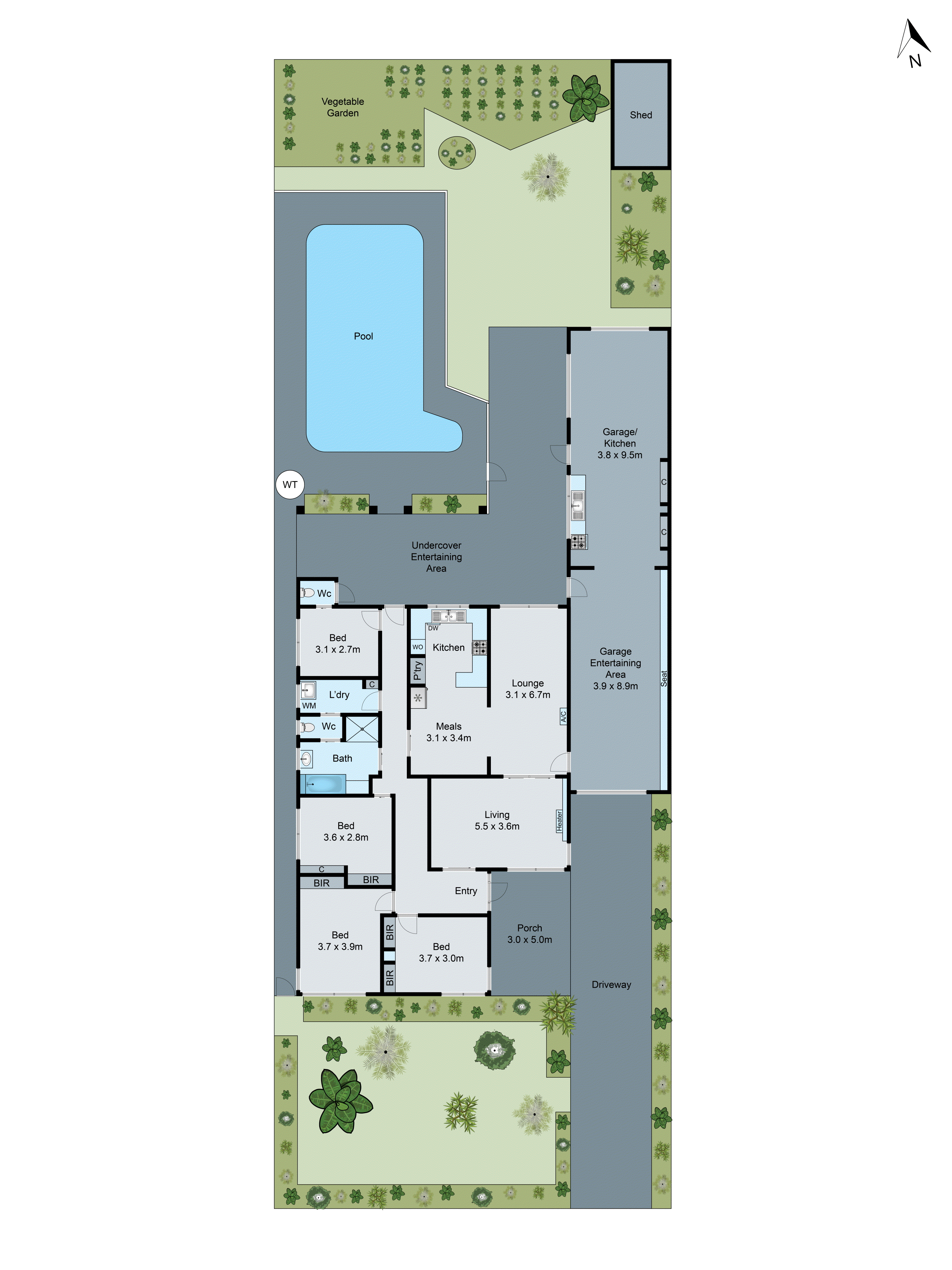 9 Eleebana Avenue, Hughesdale VIC 3166 - Floorplan