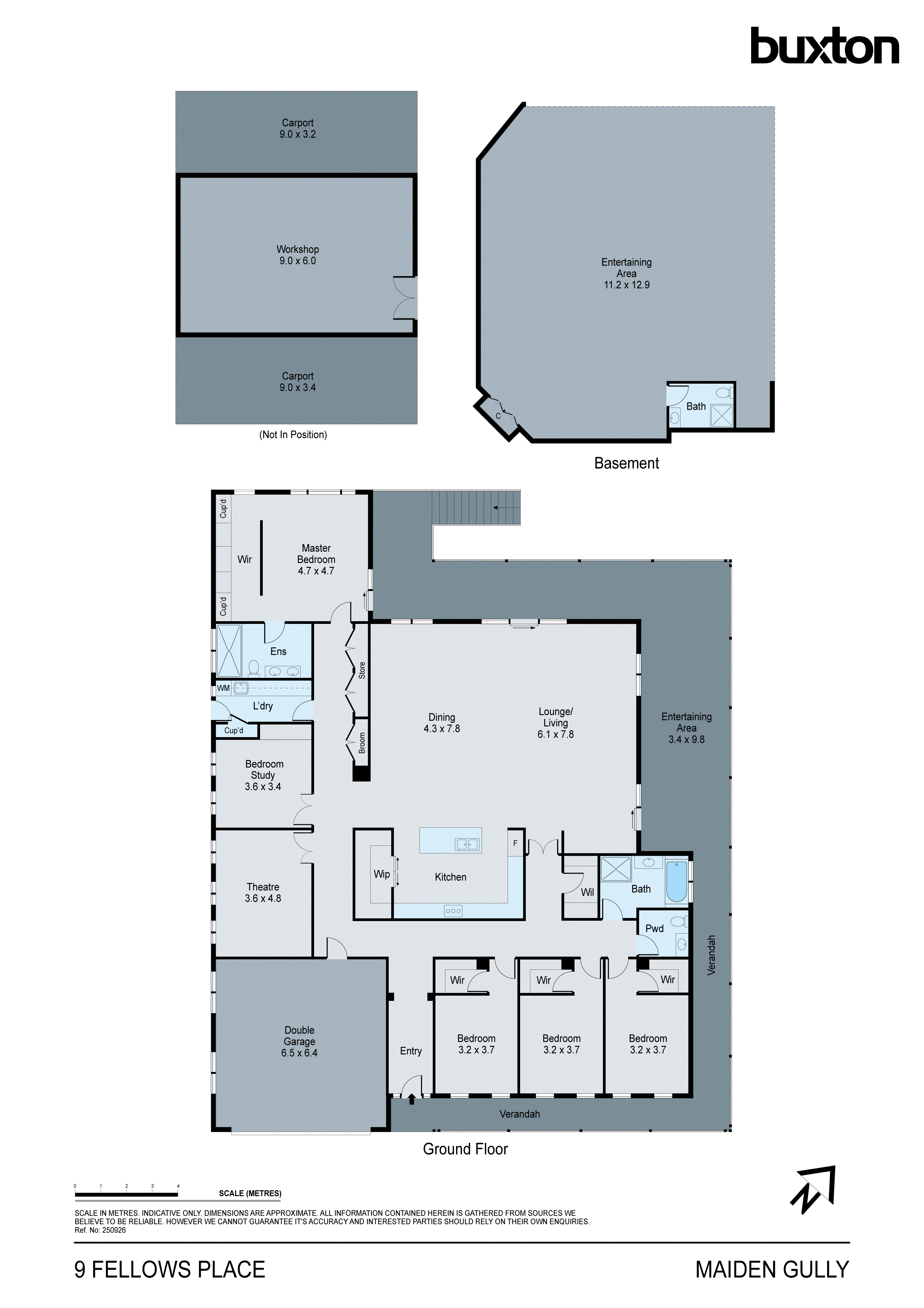 9 Fellows Place, Maiden Gully VIC 3551 - Floorplan