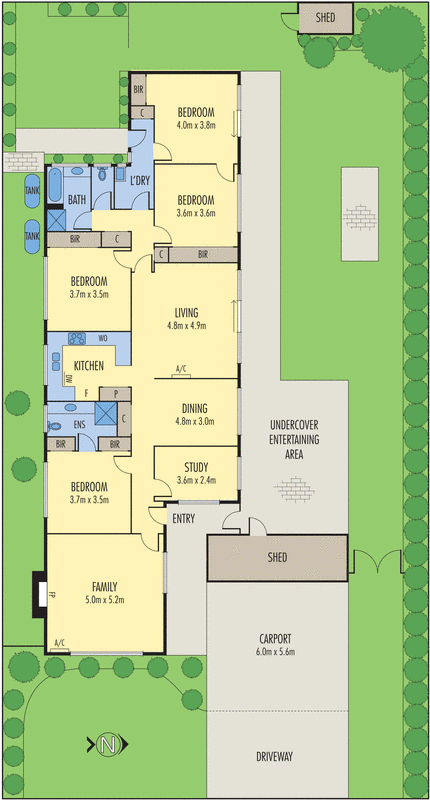 9 Greenbank Court, Leopold VIC 3224 - Floorplan