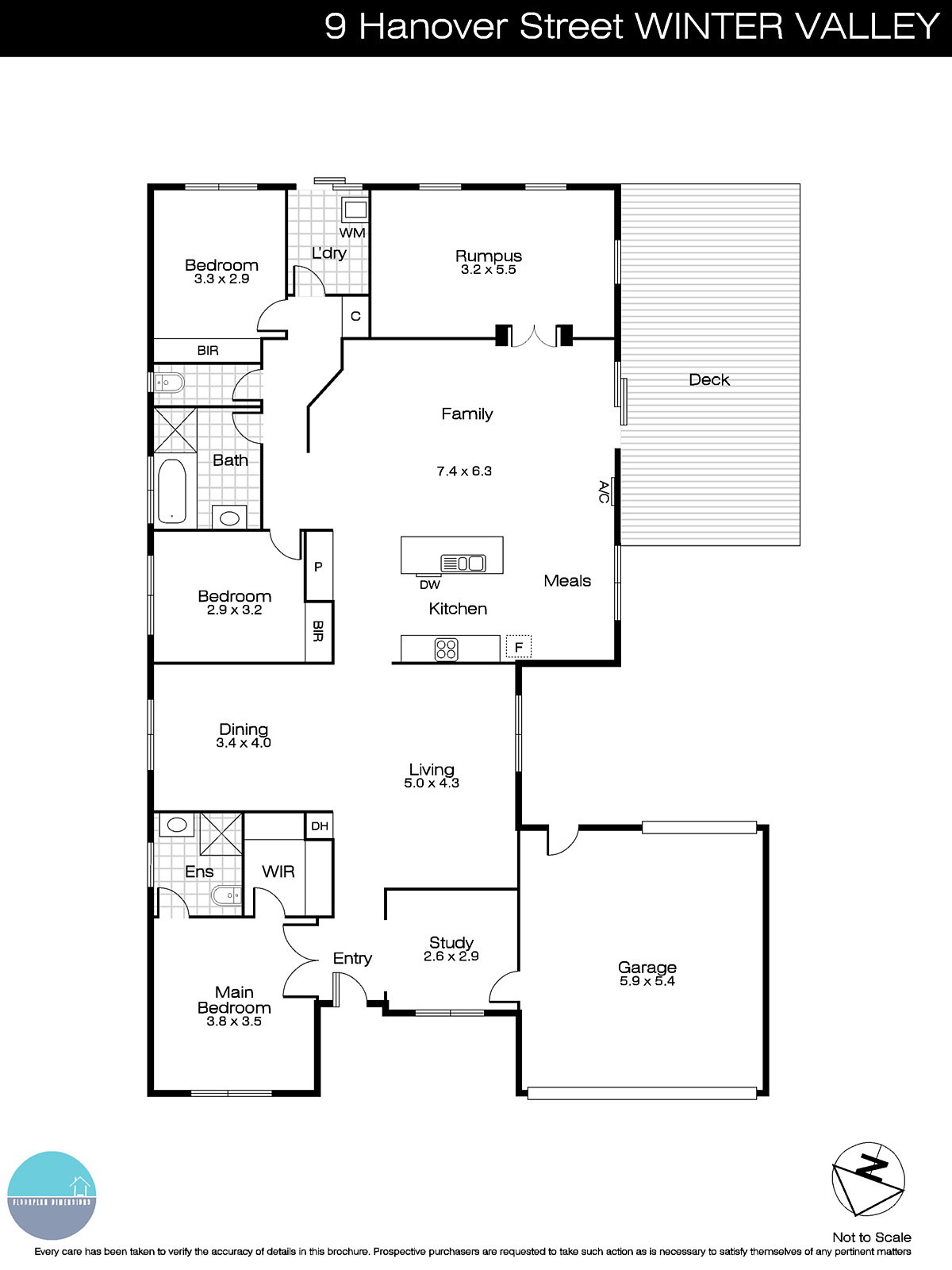 9 Hanover Street, Delacombe VIC 3356 - Floorplan