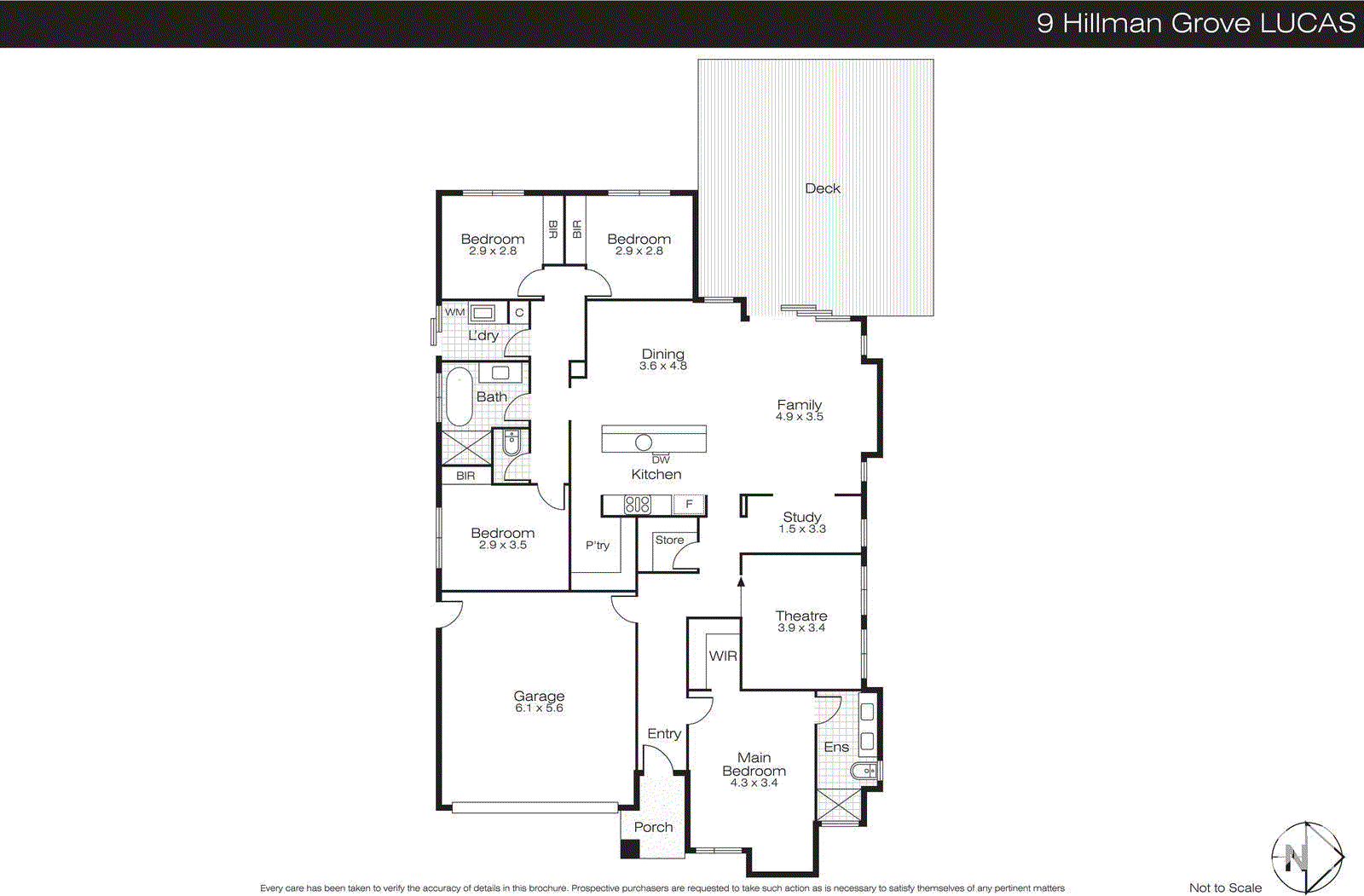 9 Hillman Grove, Lucas VIC 3350 - Floorplan