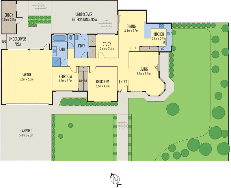 9 Homewood Lane, Highton VIC 3216 - Floorplan