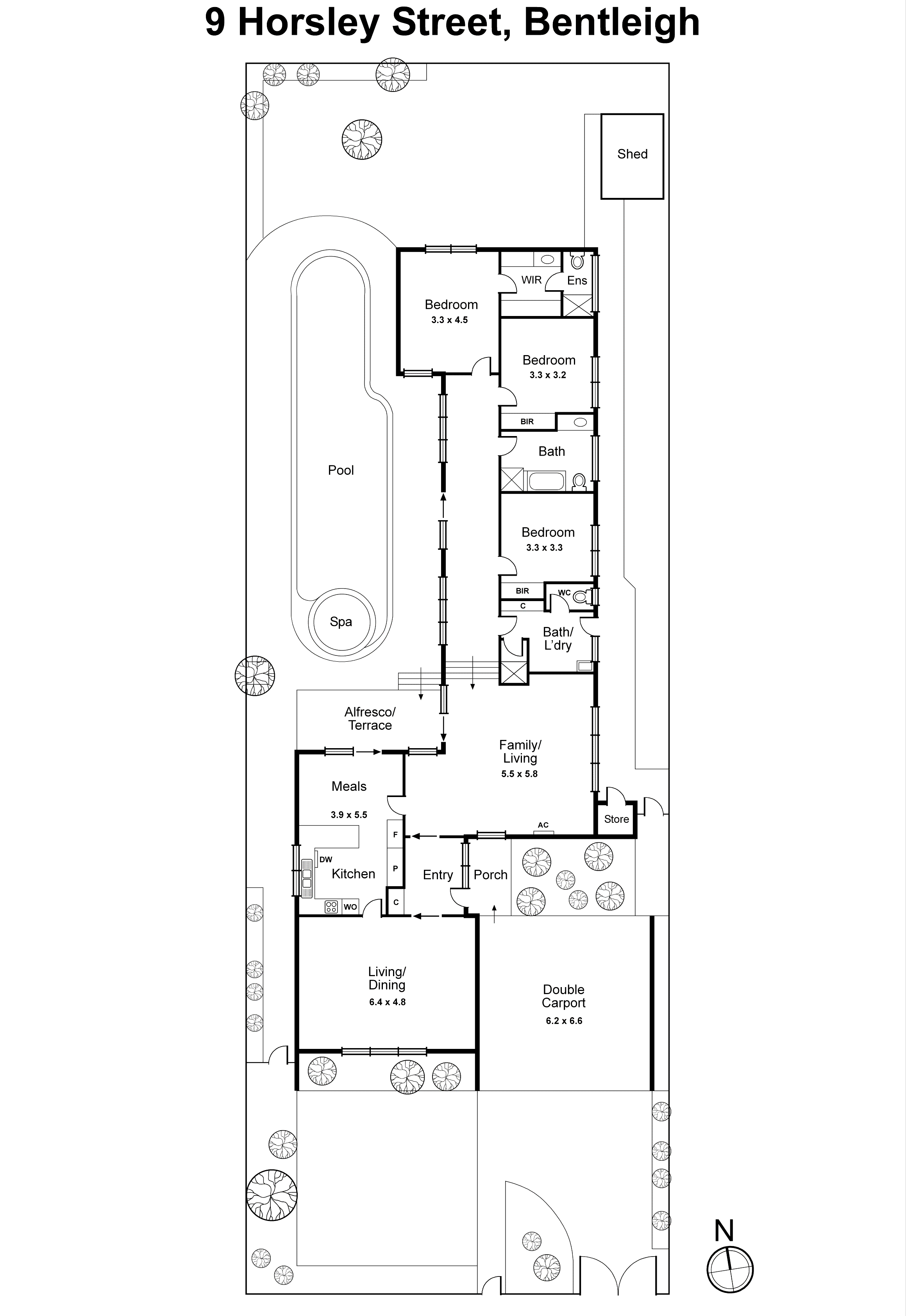 9 Horsley Street, Bentleigh VIC 3204 - Floorplan