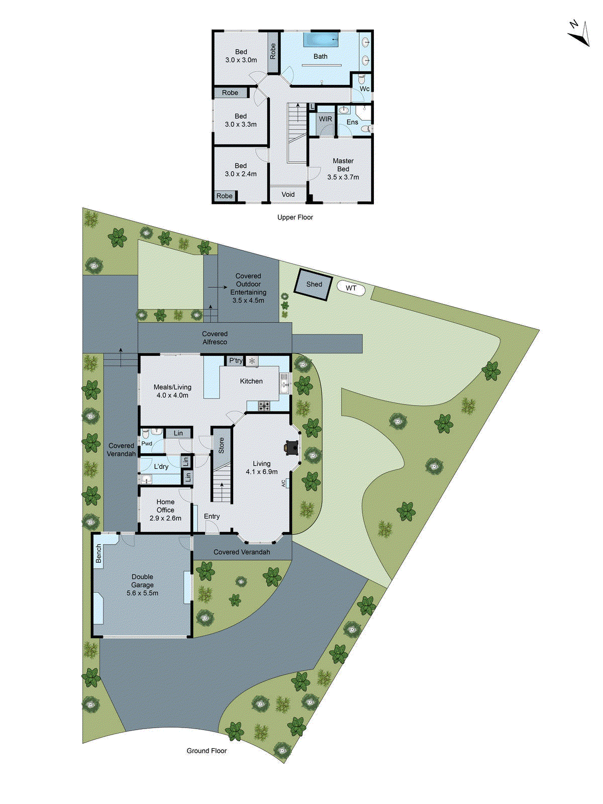 9 Hyatt Court, Grovedale VIC 3216 - Floorplan