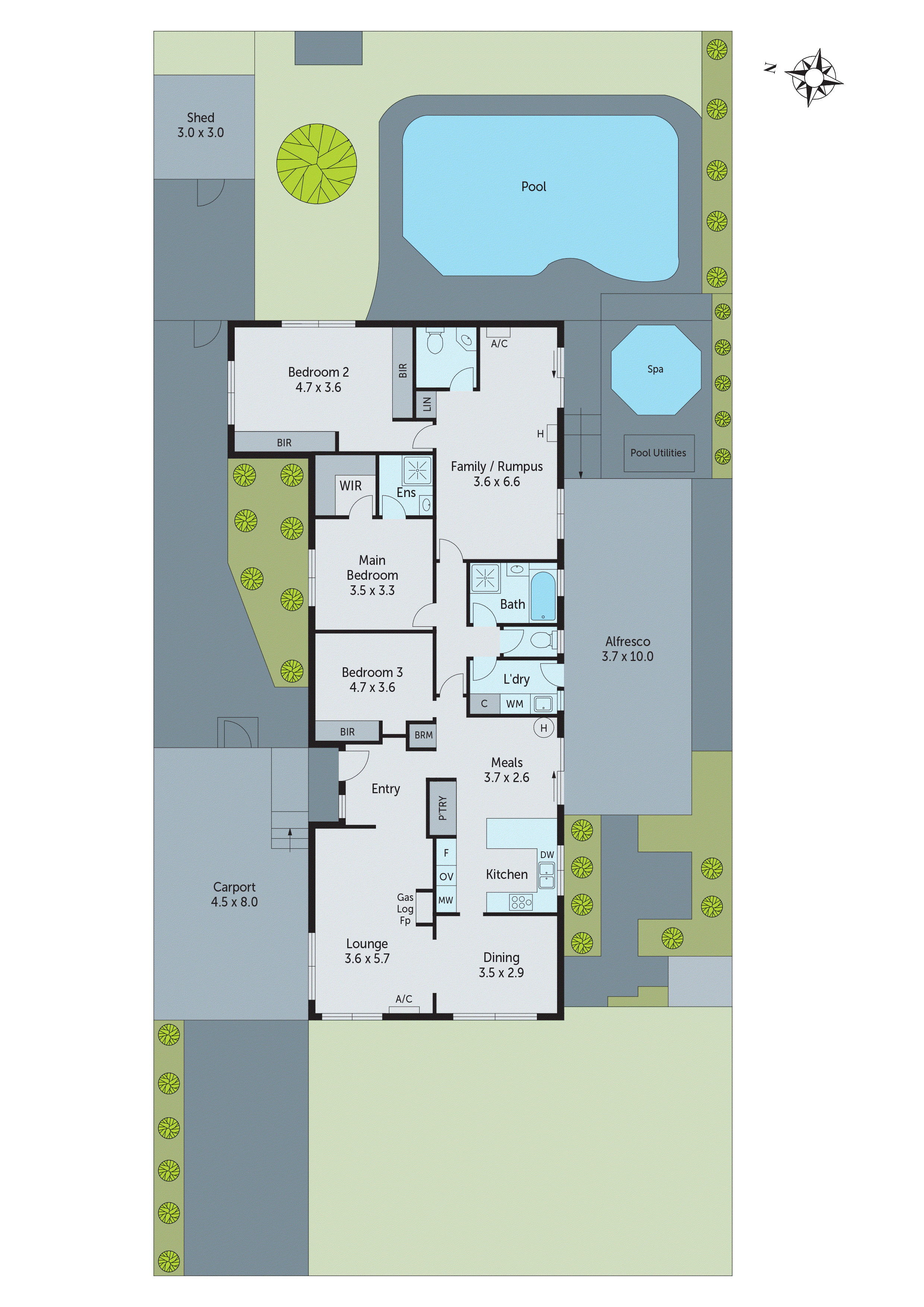 9 Illouera Avenue, Grovedale VIC 3216 - Floorplan