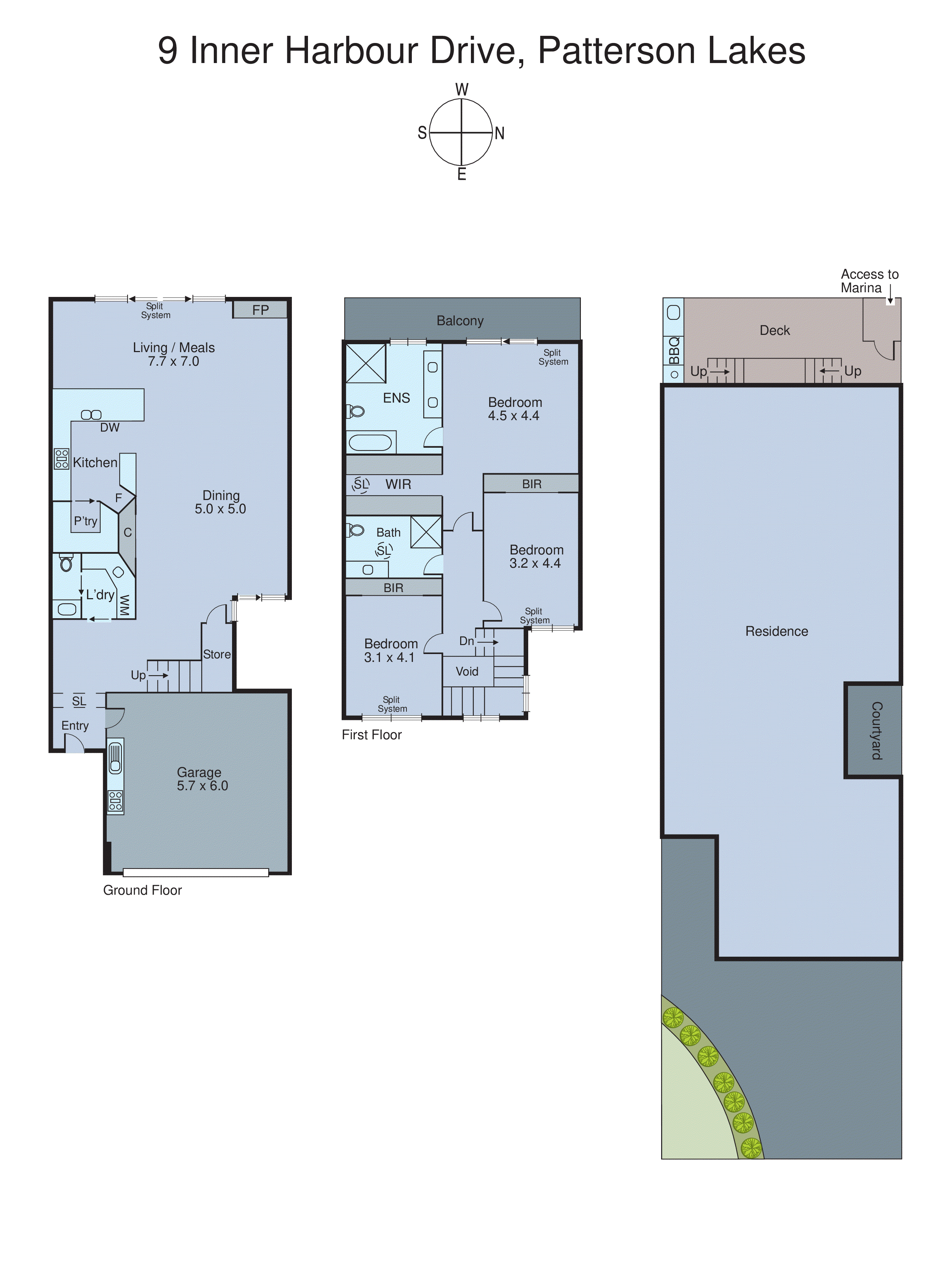9 Inner Harbour Drive, Patterson Lakes VIC 3197 - Floorplan