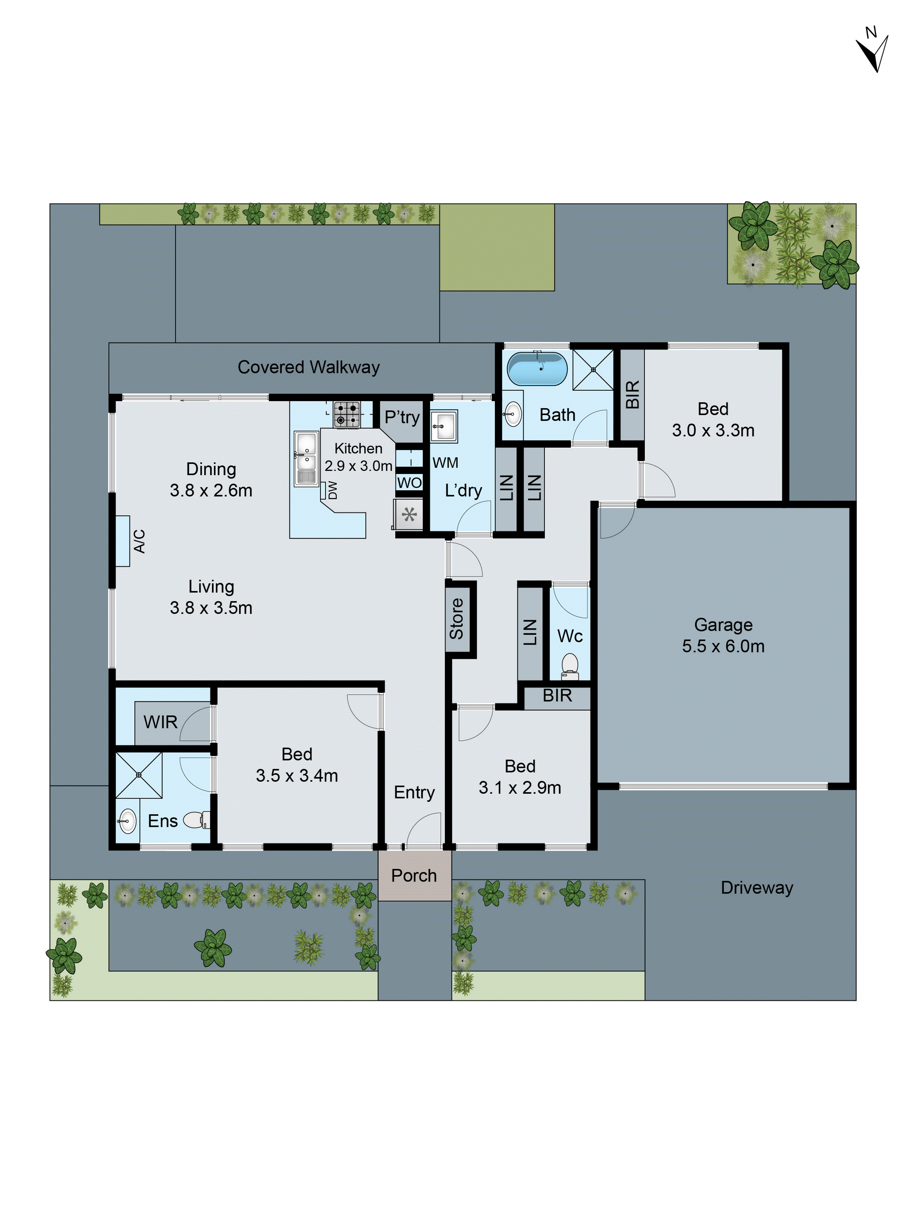 9 Jackson Court, Grovedale VIC 3216 - Floorplan
