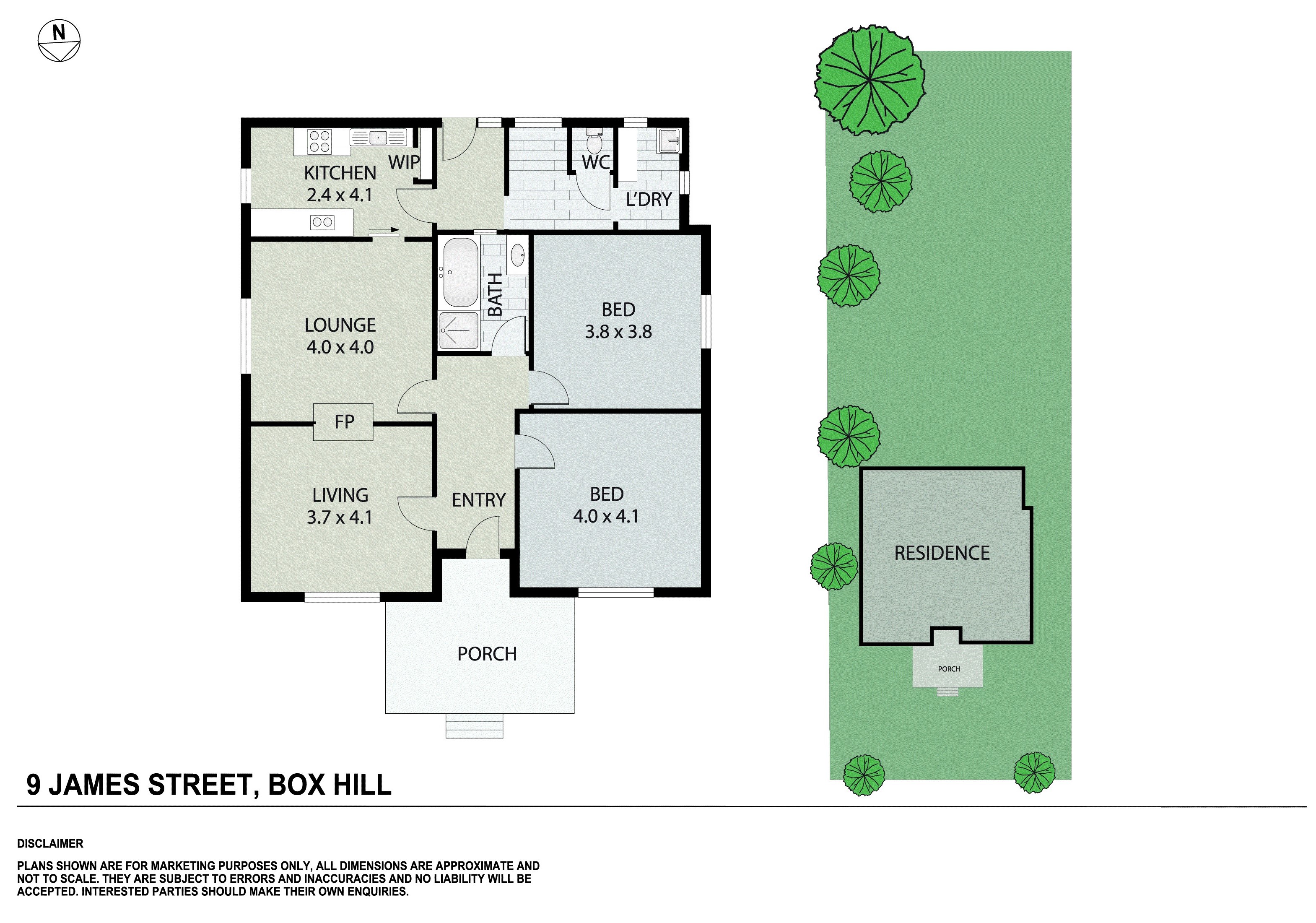 9 James Street, Box Hill VIC 3128 - Floorplan