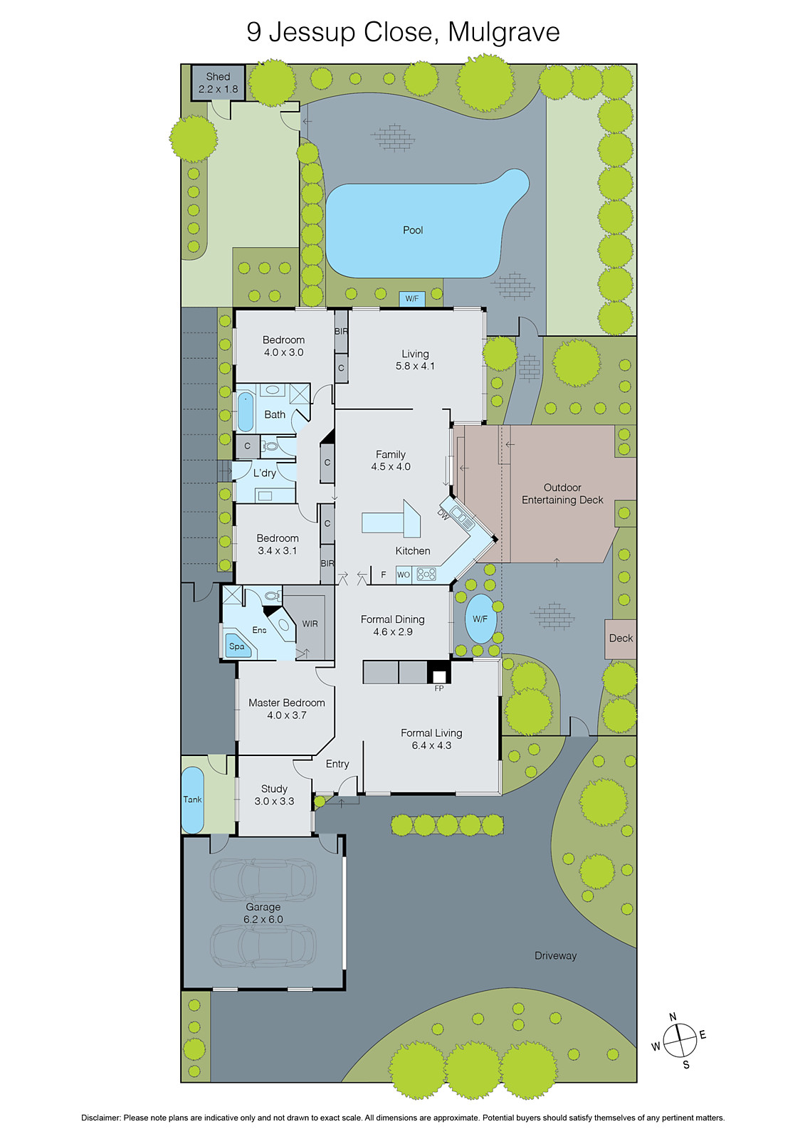 9 Jessup Close, Mulgrave VIC 3170 - Floorplan