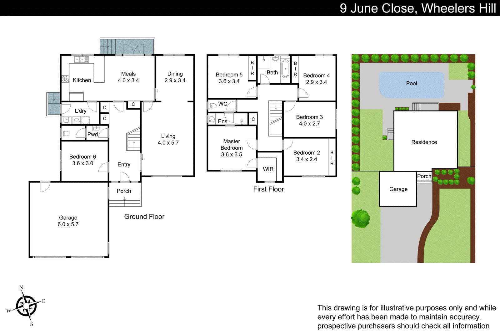 9 June Close, Wheelers Hill VIC 3150 - Floorplan
