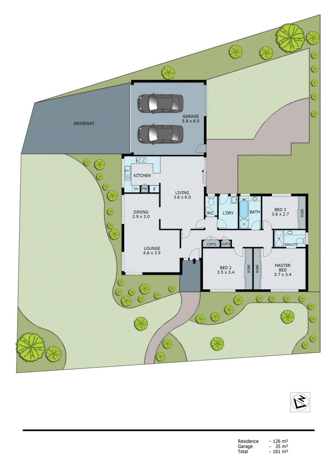 9 Kingston Drive, Dingley Village VIC 3172 - Floorplan