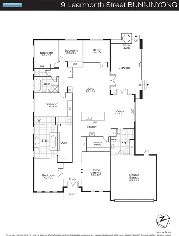 9 Learmonth Street, Buninyong VIC 3357 - Floorplan