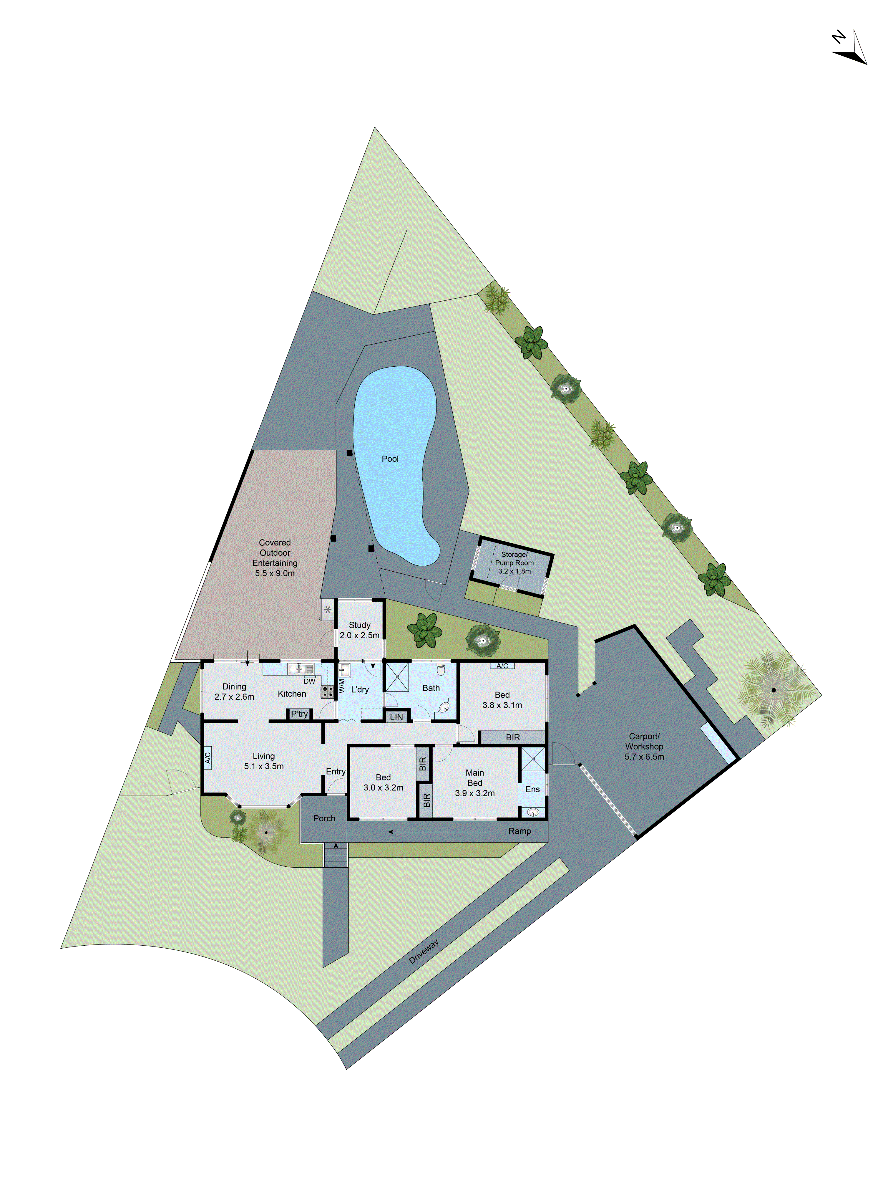 9 Lewis Court, Grovedale VIC 3216 - Floorplan