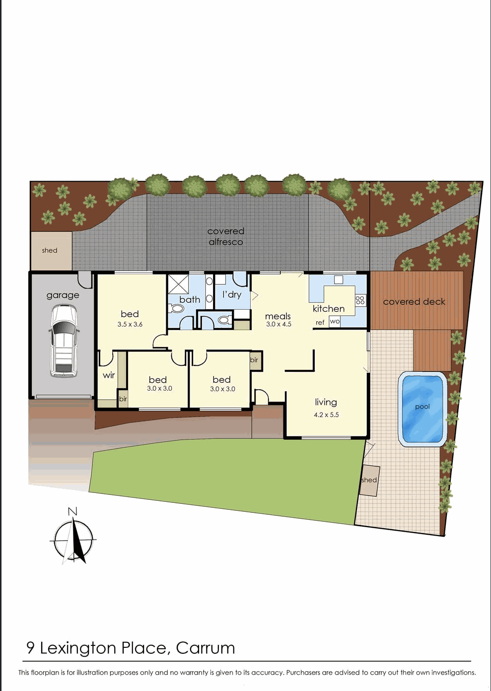 9 Lexington Place, Carrum VIC 3197 - Floorplan