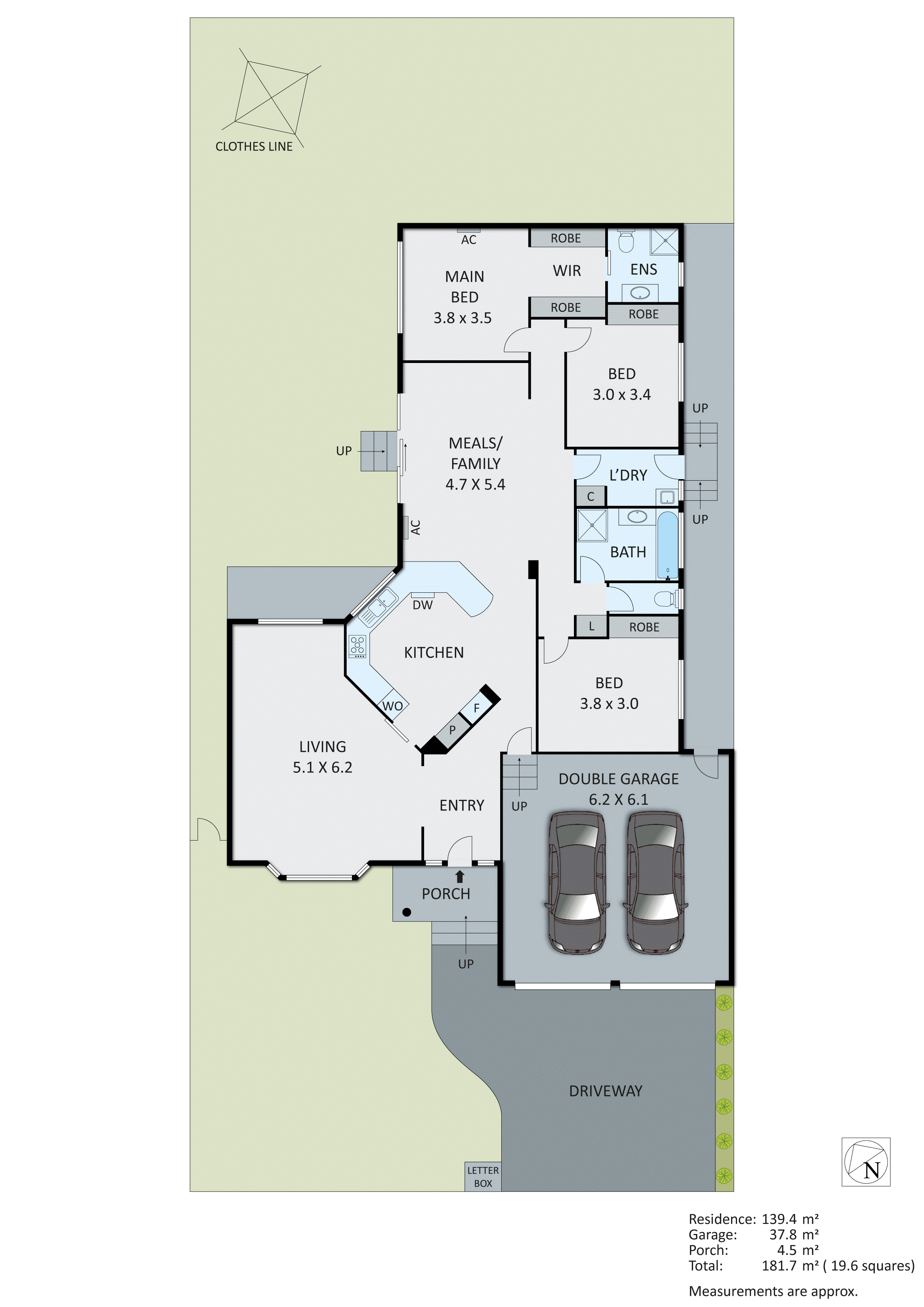 9 Lorenzo Way, Aspendale Gardens VIC 3195 - Floorplan