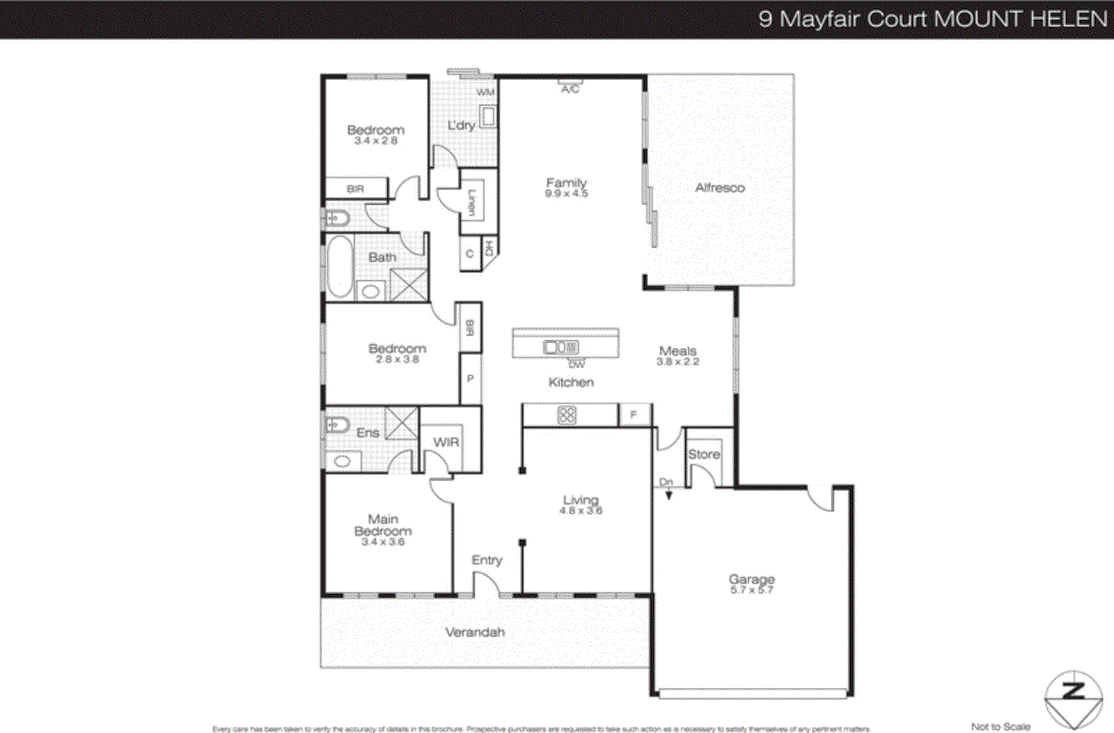 9 Mayfair Court, Mount Helen VIC 3350 - Floorplan