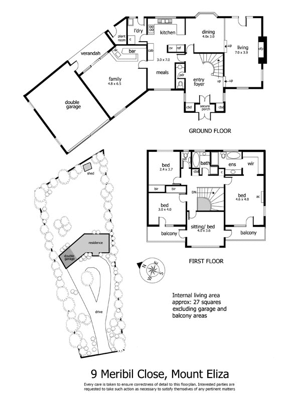 9 Meribil Close, MOUNT ELIZA VIC 3930 - Floorplan