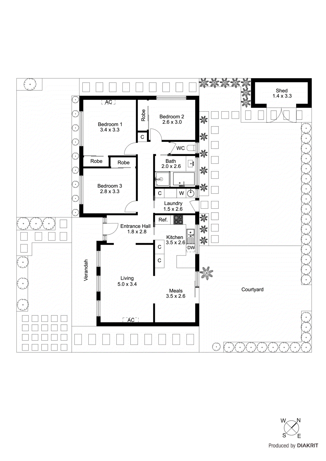 9 Millicent Avenue, Carrum VIC 3197 - Floorplan