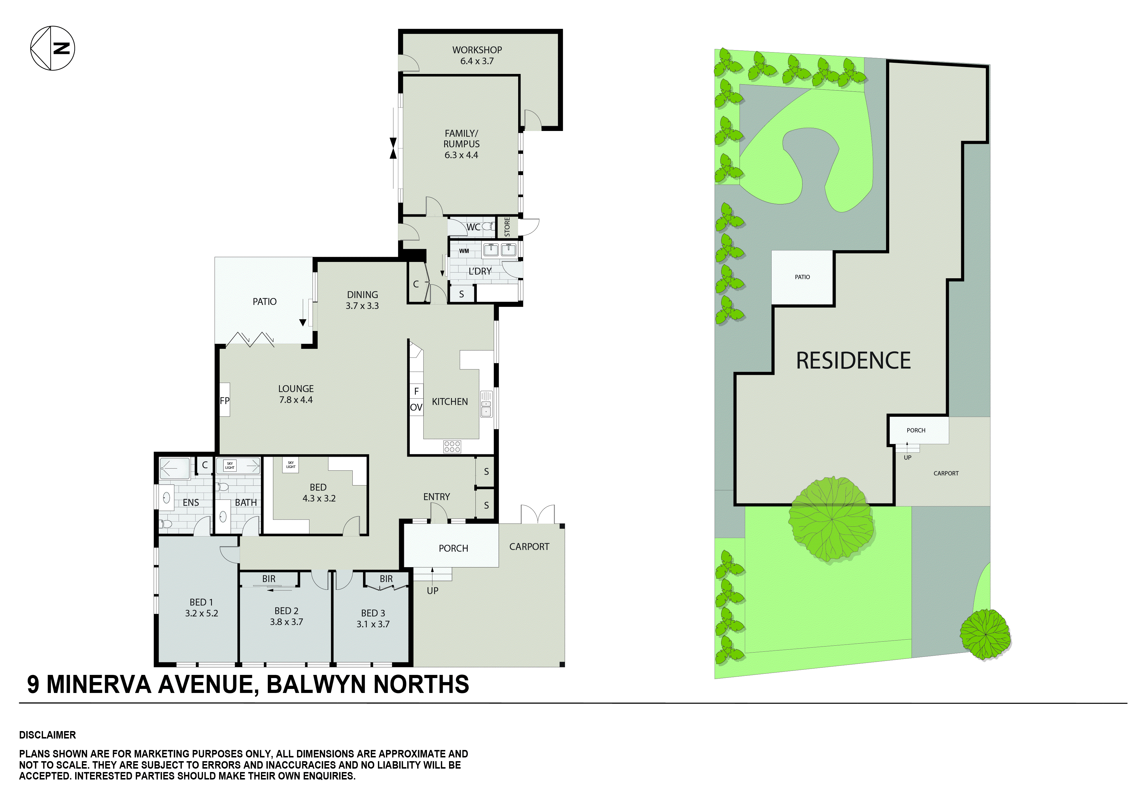 9 Minerva Avenue, Balwyn North VIC 3104 - Floorplan