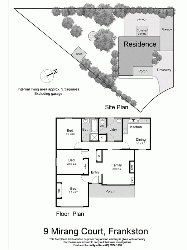 9 Mirang Court, FRANKSTON VIC 3199 - Floorplan