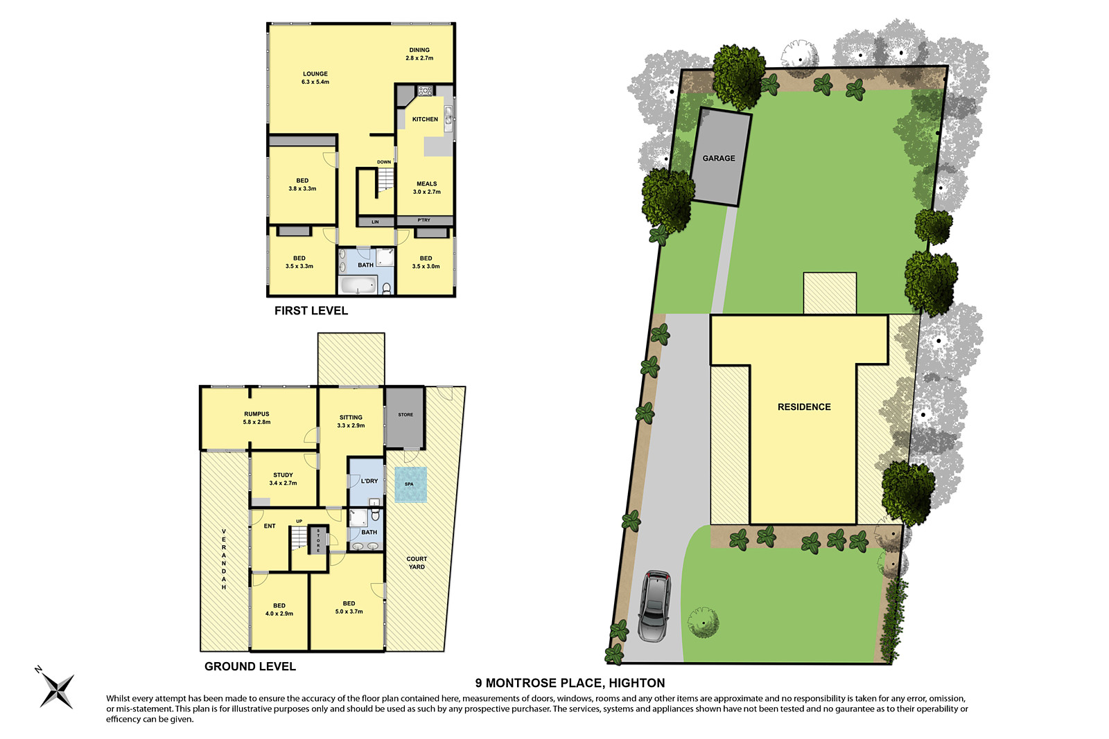9 Montrose Place, Highton VIC 3216 - Floorplan