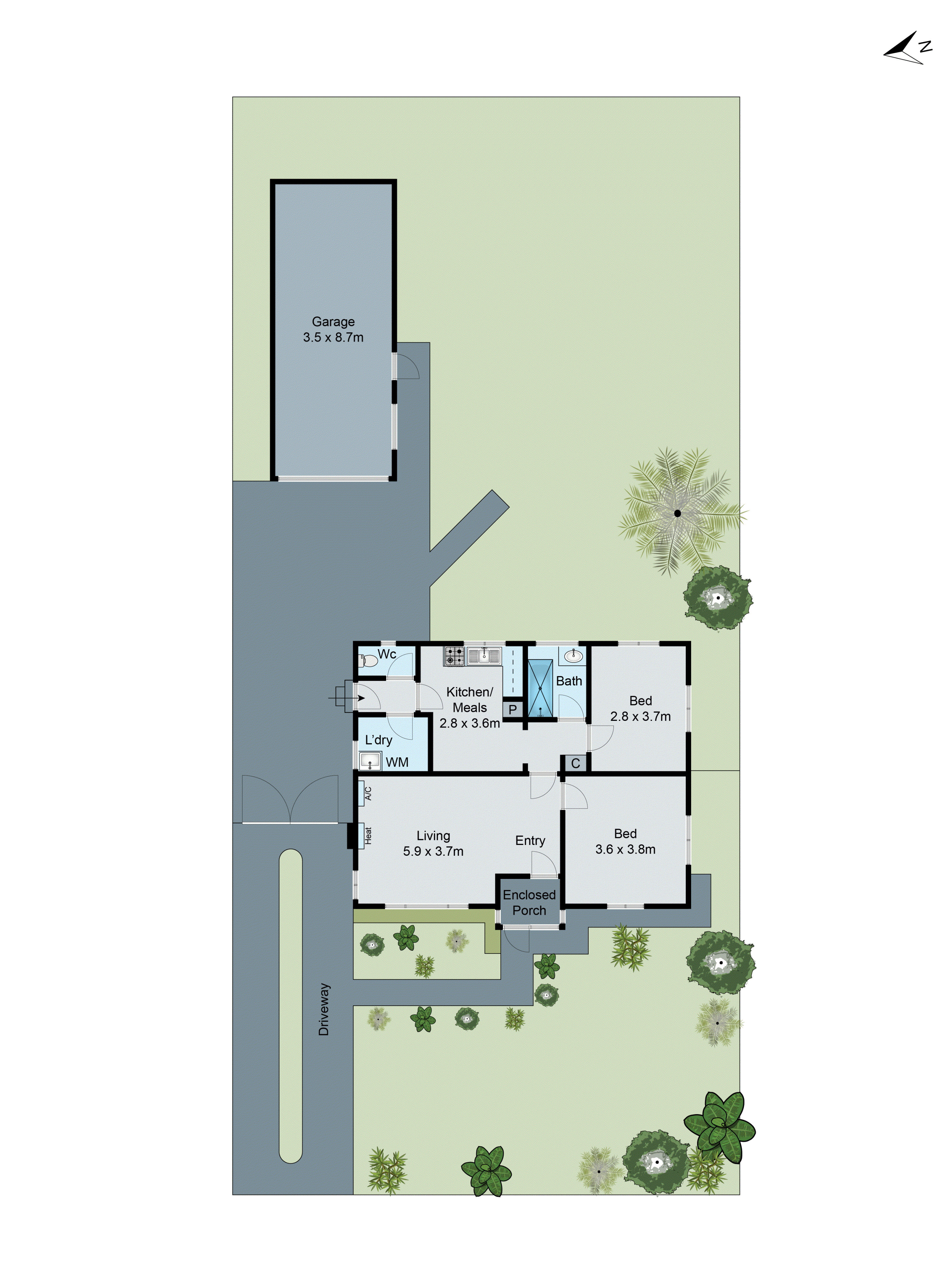 9 Morona Avenue, Norlane VIC 3214 - Floorplan
