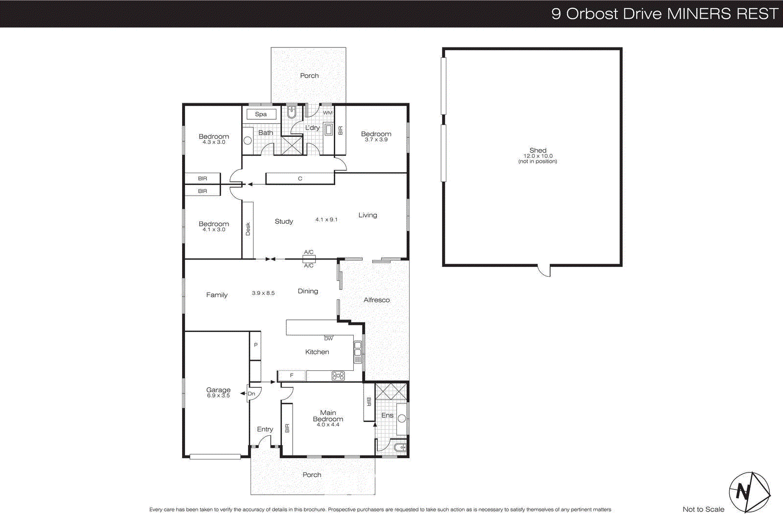 9 Orbost Drive, Miners Rest VIC 3352 - Floorplan