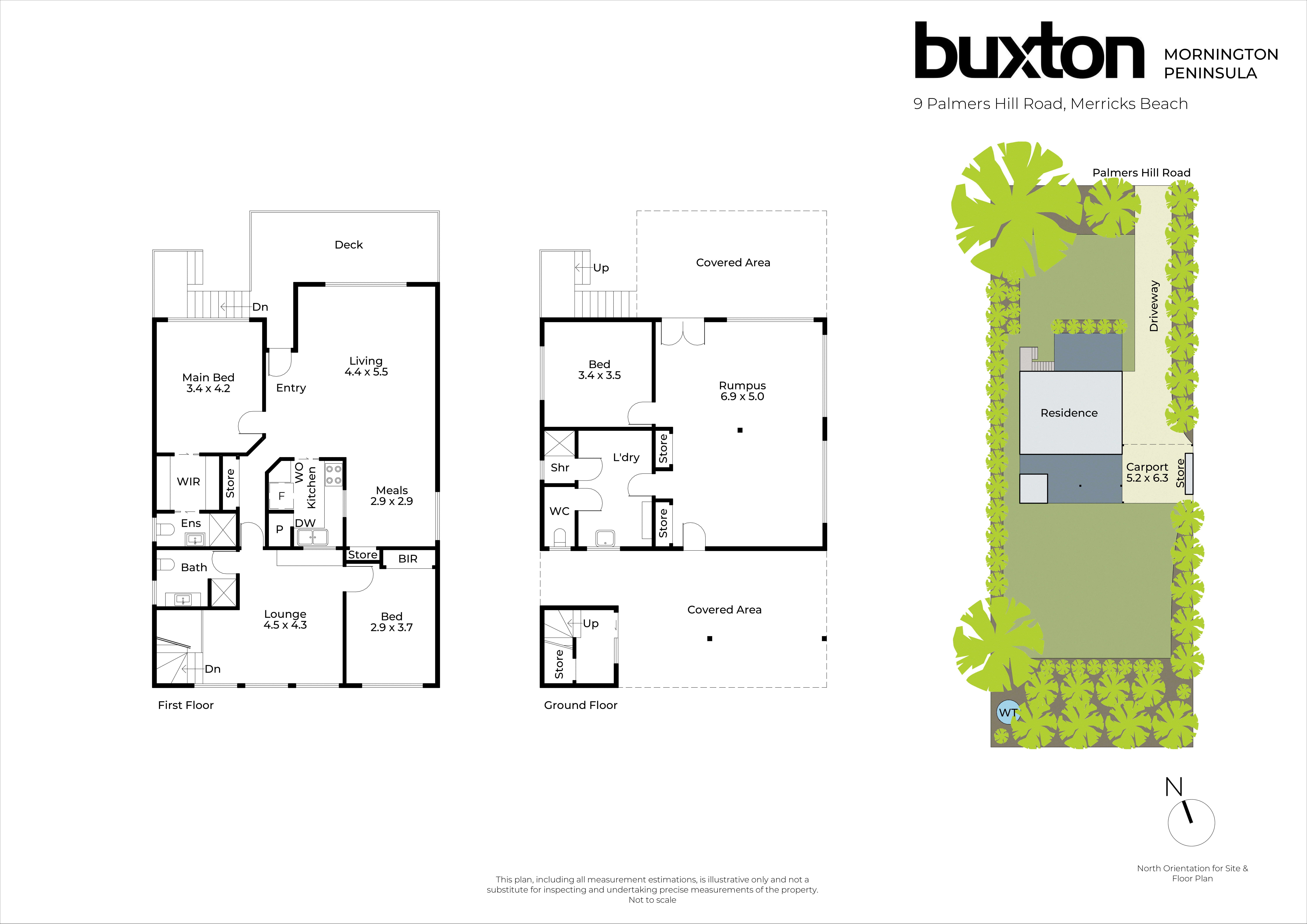9 Palmers Hill Road, Merricks Beach VIC 3926 - Floorplan