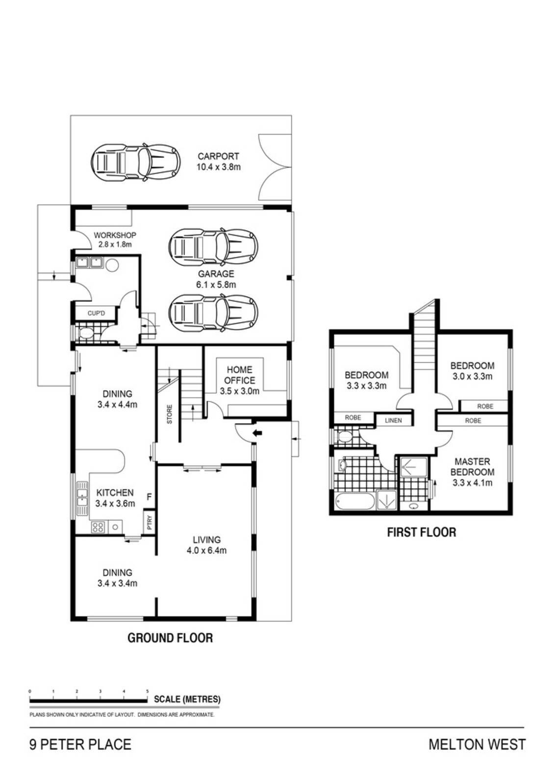 9 Peter Place, Melton West VIC 3337 - Floorplan