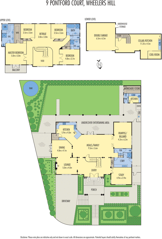 9 Pontford Court, Wheelers Hill VIC 3150 - Floorplan