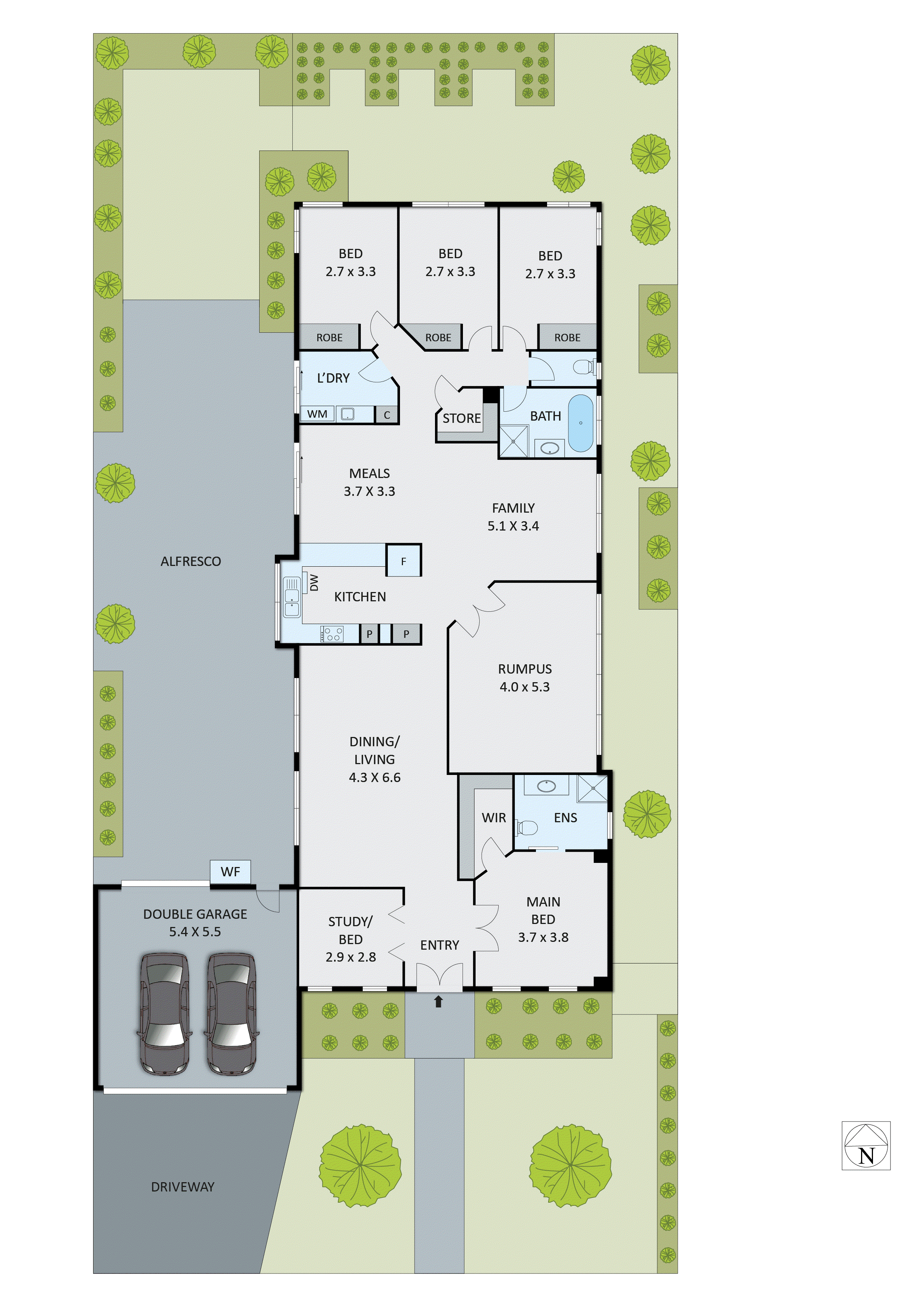 9 Sanctuary Place, Aspendale Gardens VIC 3195 - Floorplan