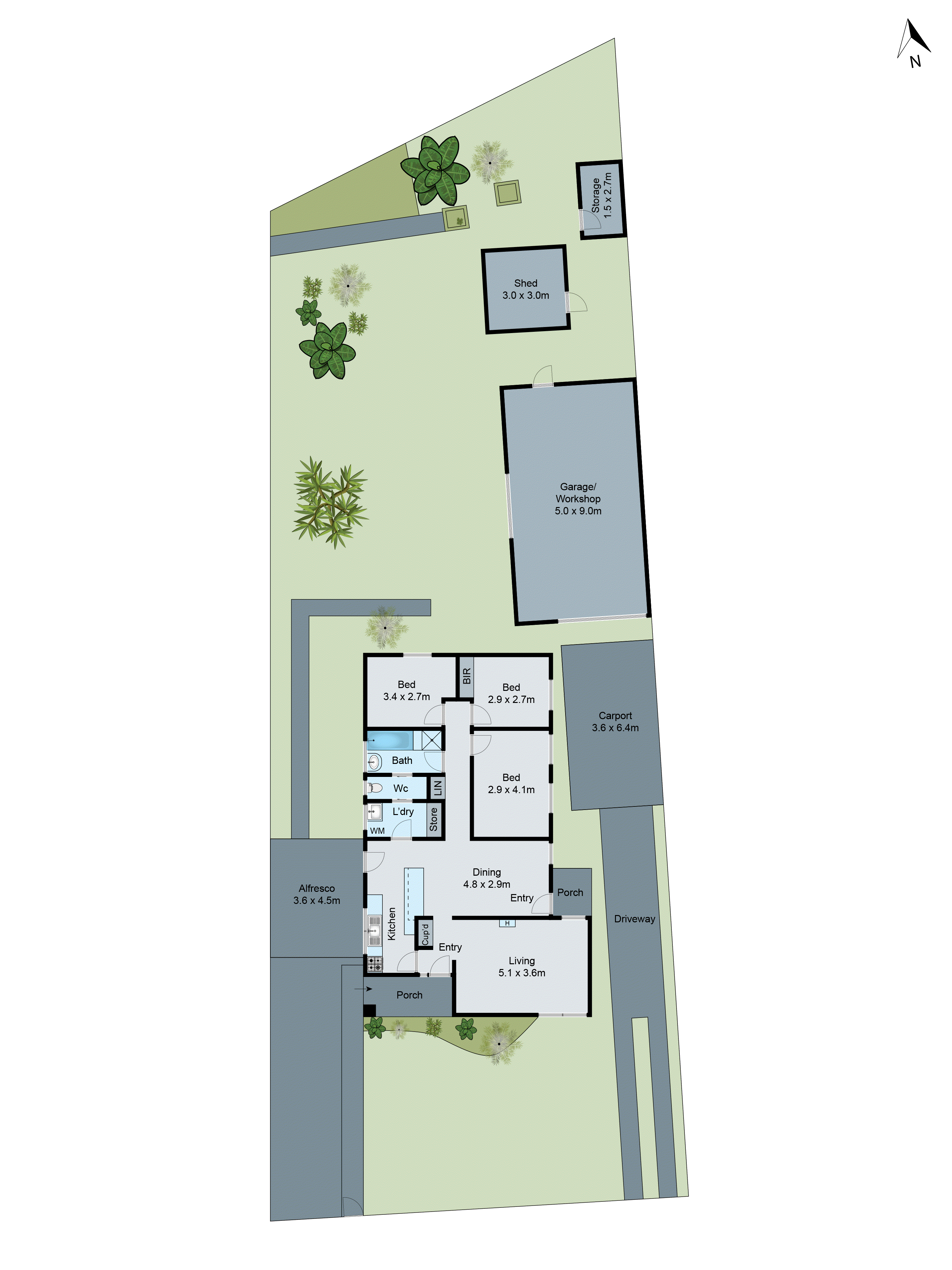 9 Schmitt Court, Whittington VIC 3219 - Floorplan