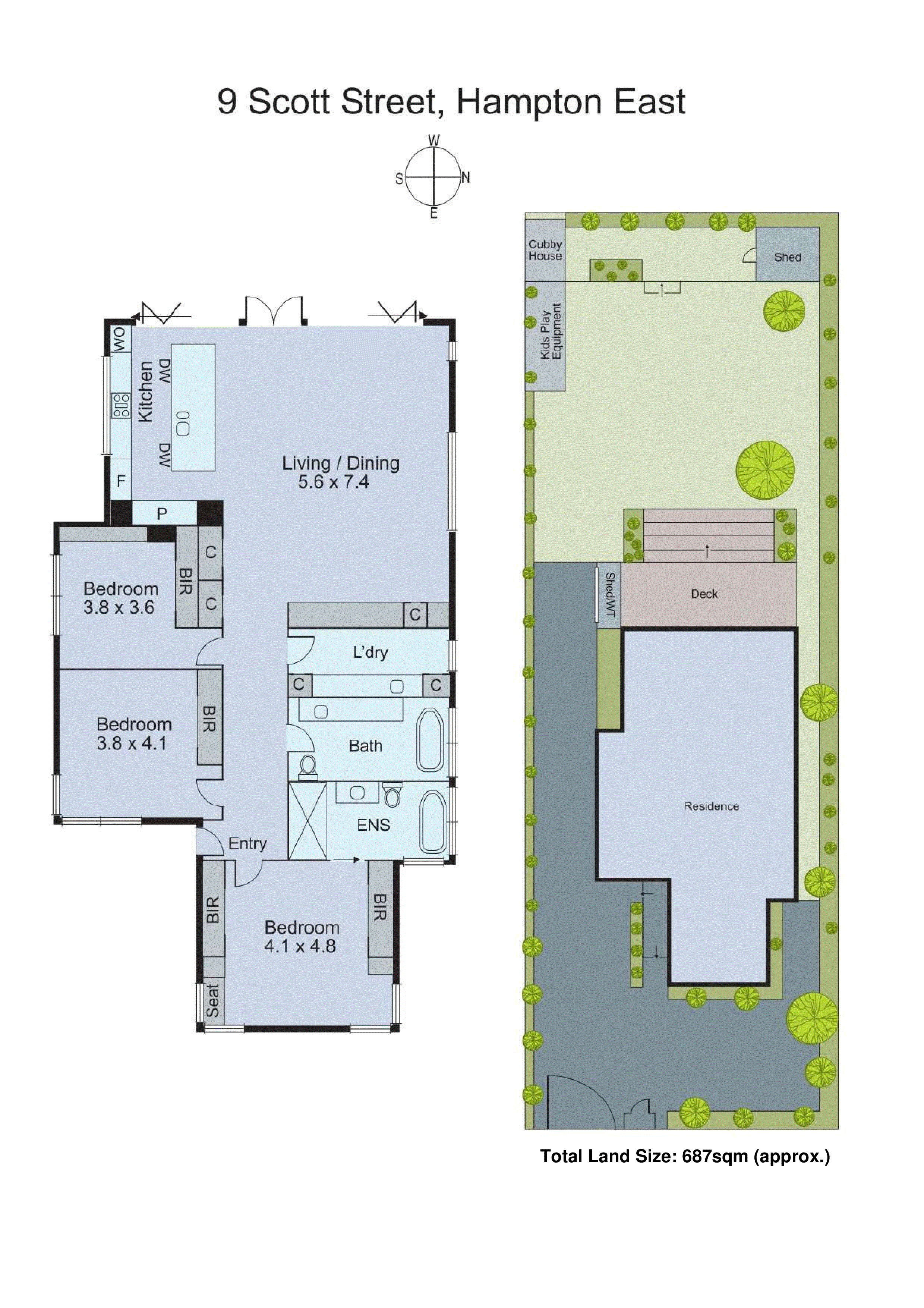 9 Scott Street, Hampton East VIC 3188 - Floorplan
