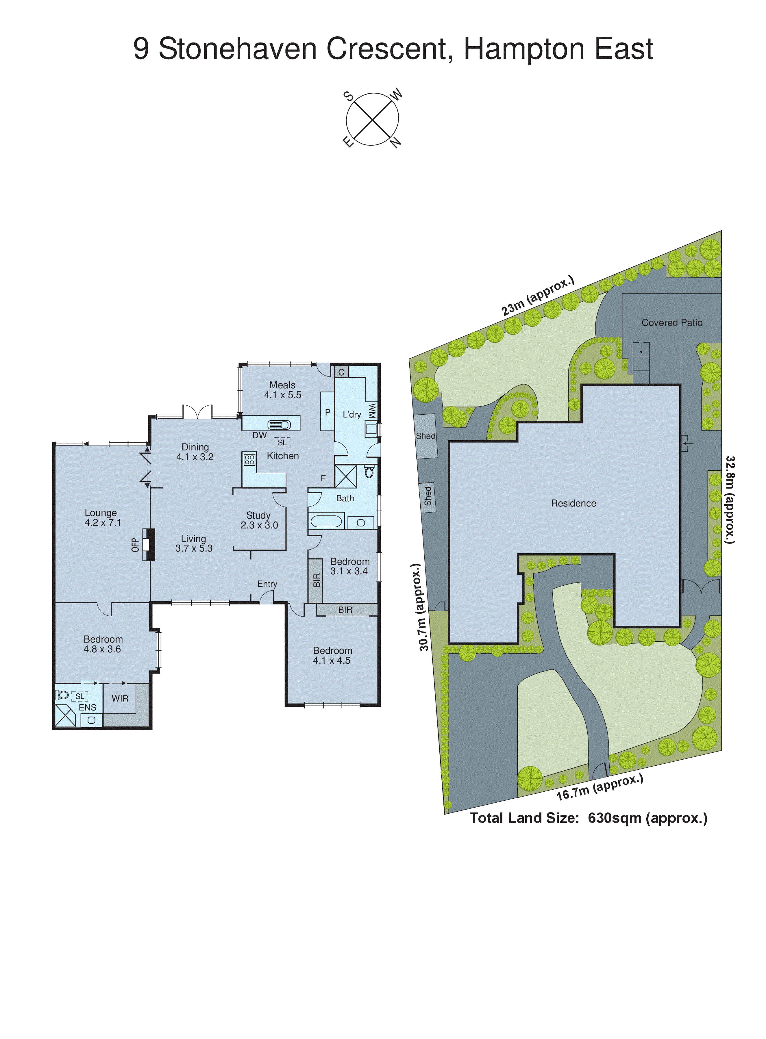 9 Stonehaven Crescent, Hampton East VIC 3188 - Floorplan