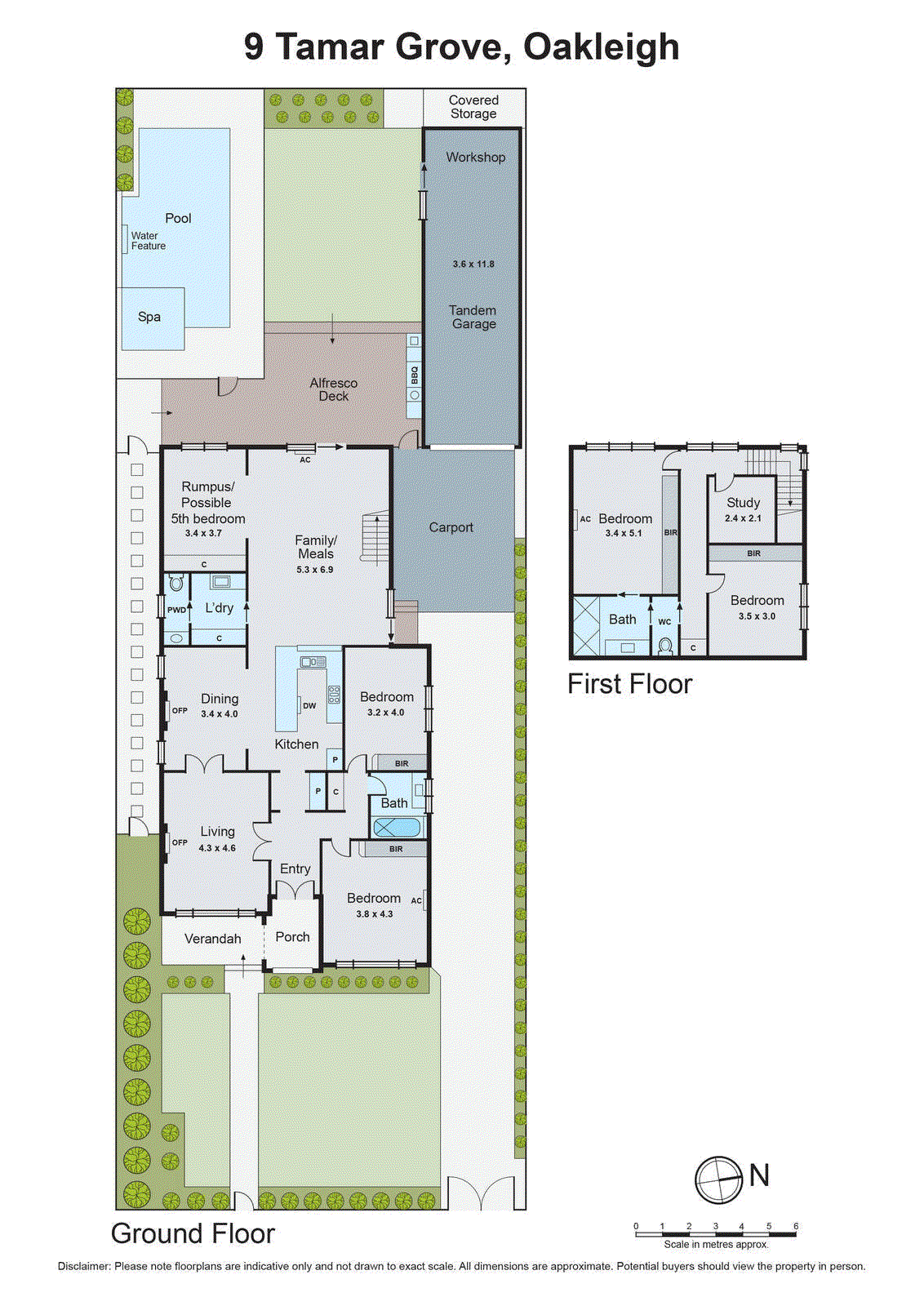 9 Tamar Grove, Oakleigh VIC 3166 - Floorplan