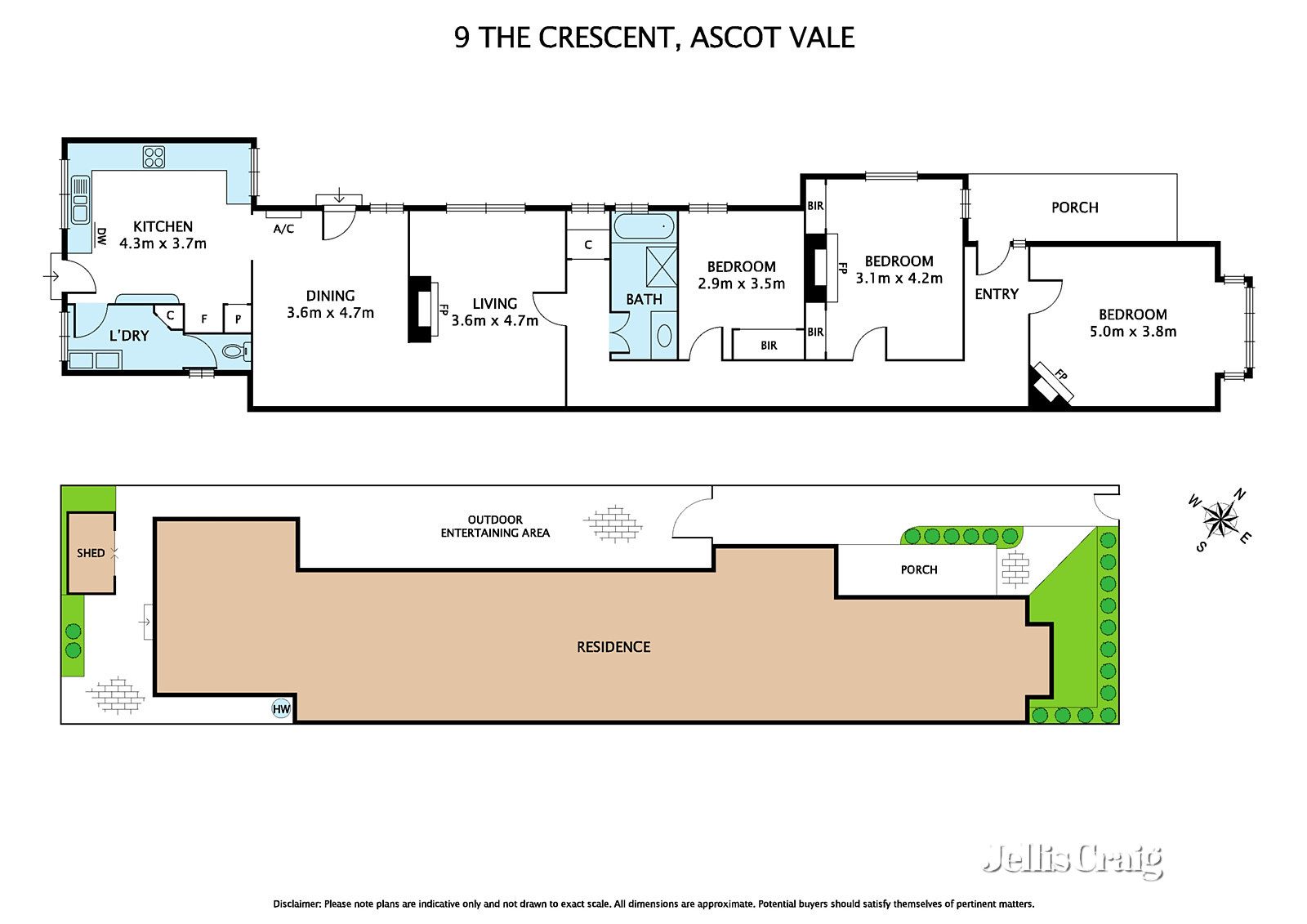 9 The Crescent, Ascot Vale - Floorplan 1