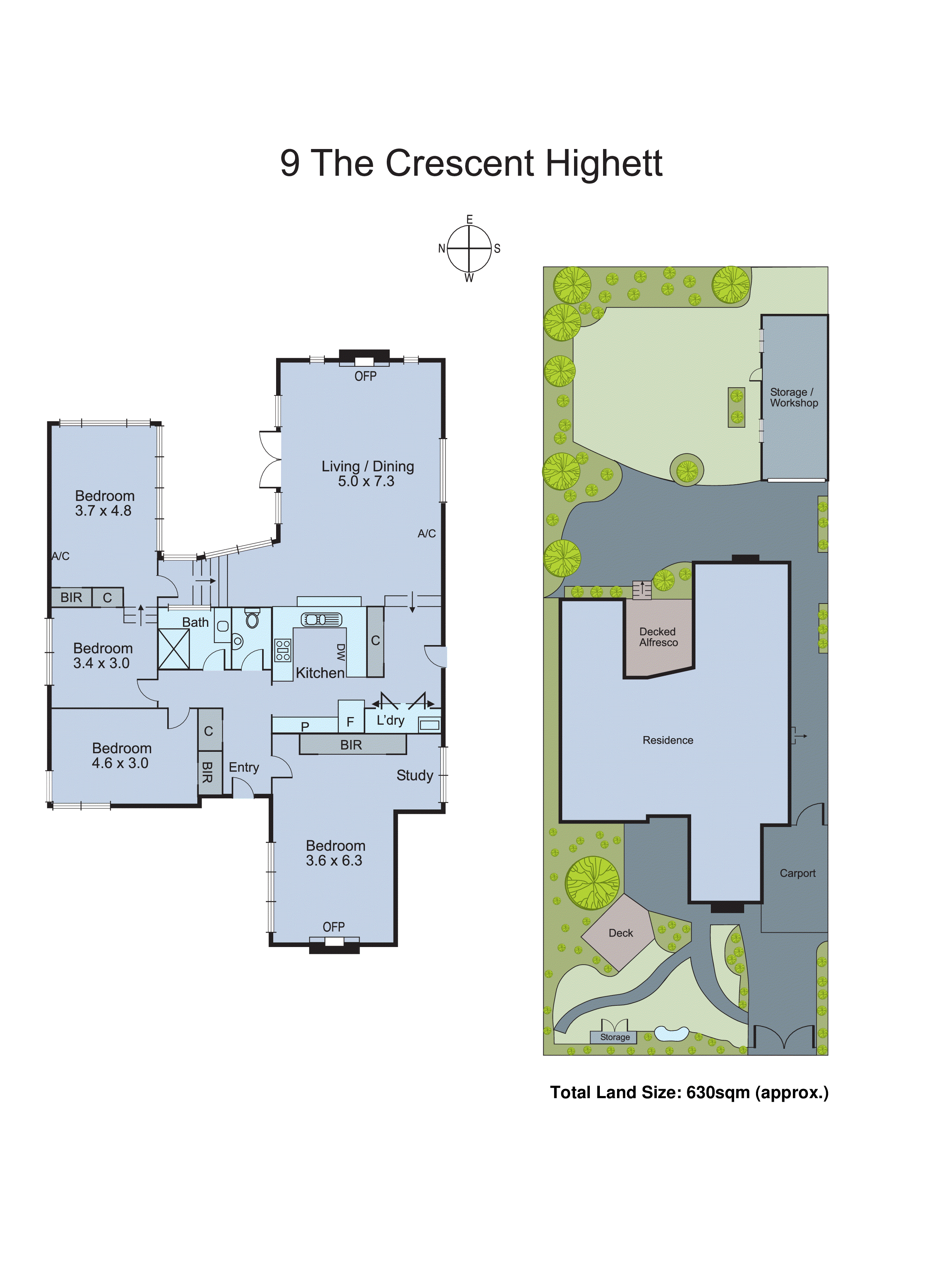 9 The Crescent, Highett VIC 3190 - Floorplan